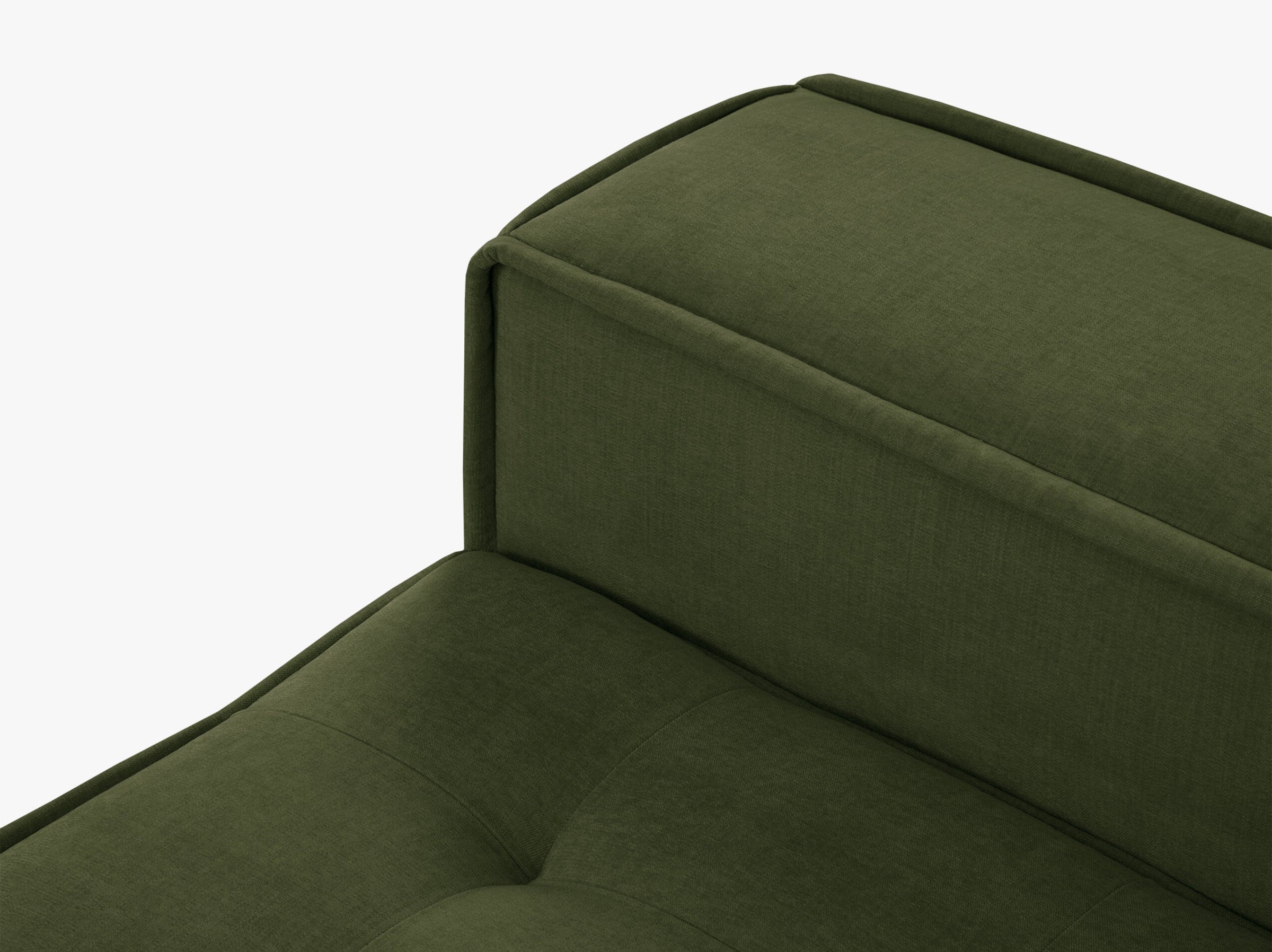 Mike sofas structured fabric green