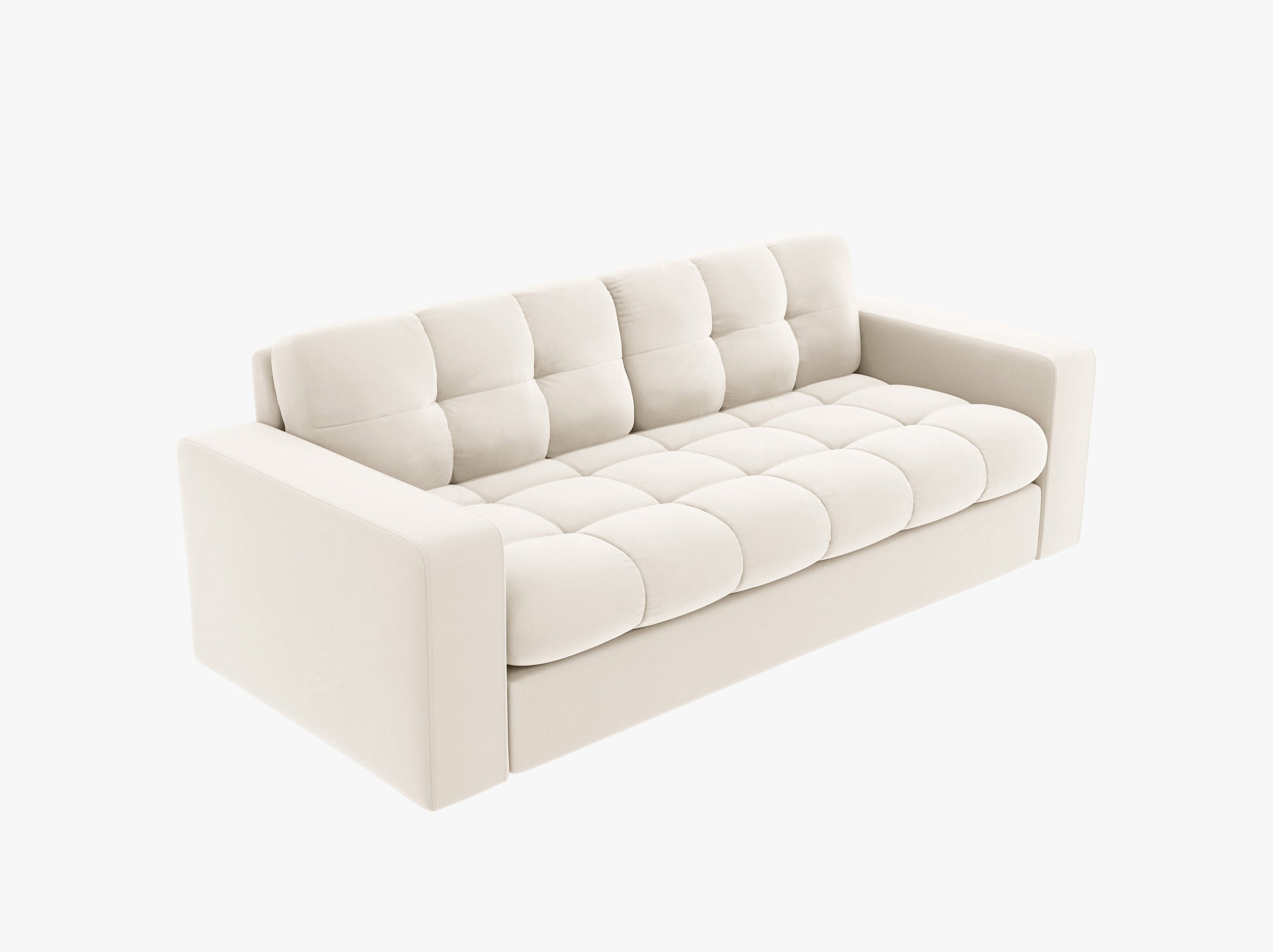 Justin sofas velvet light beige