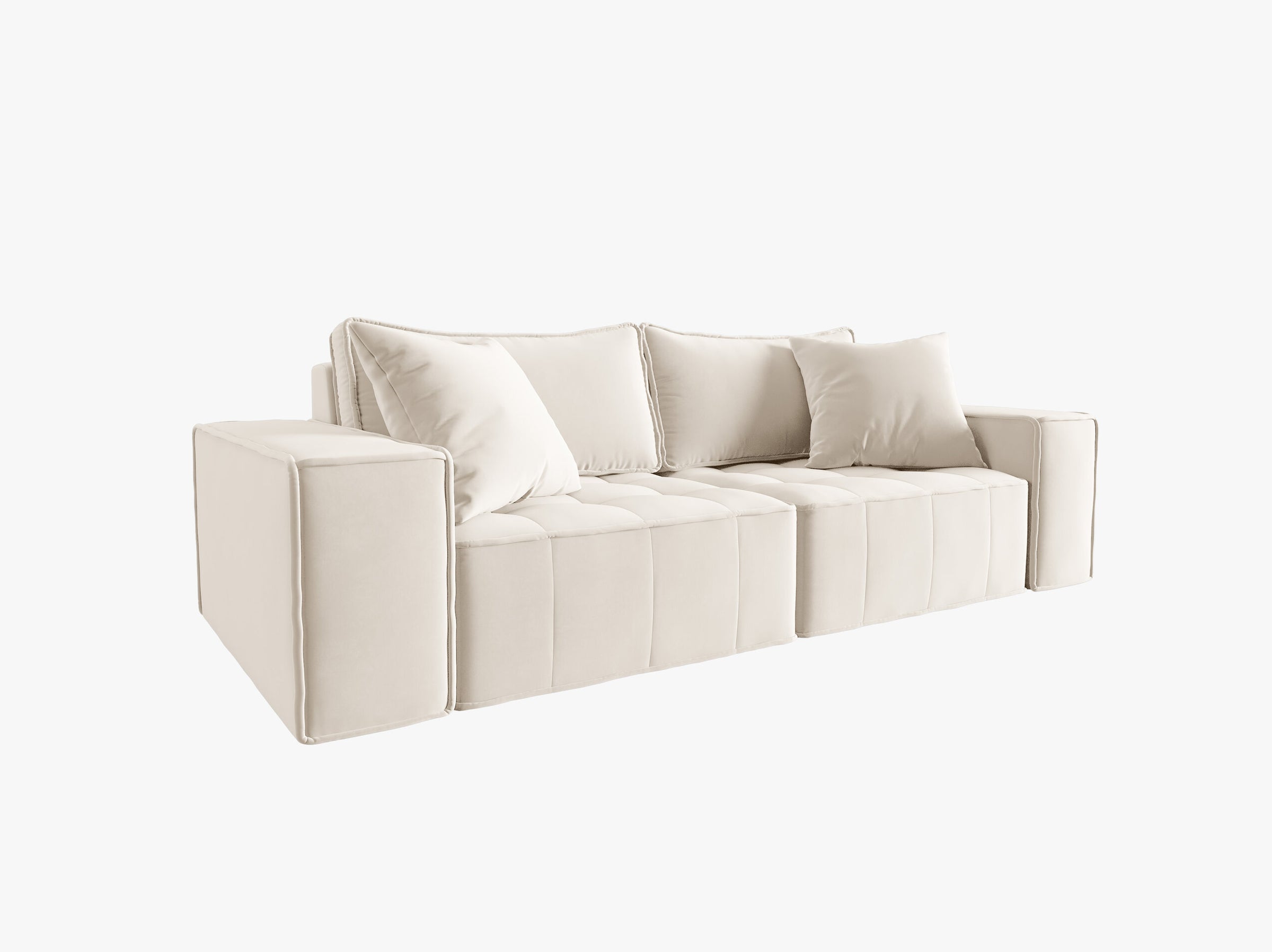 Mike sofas velvet beige