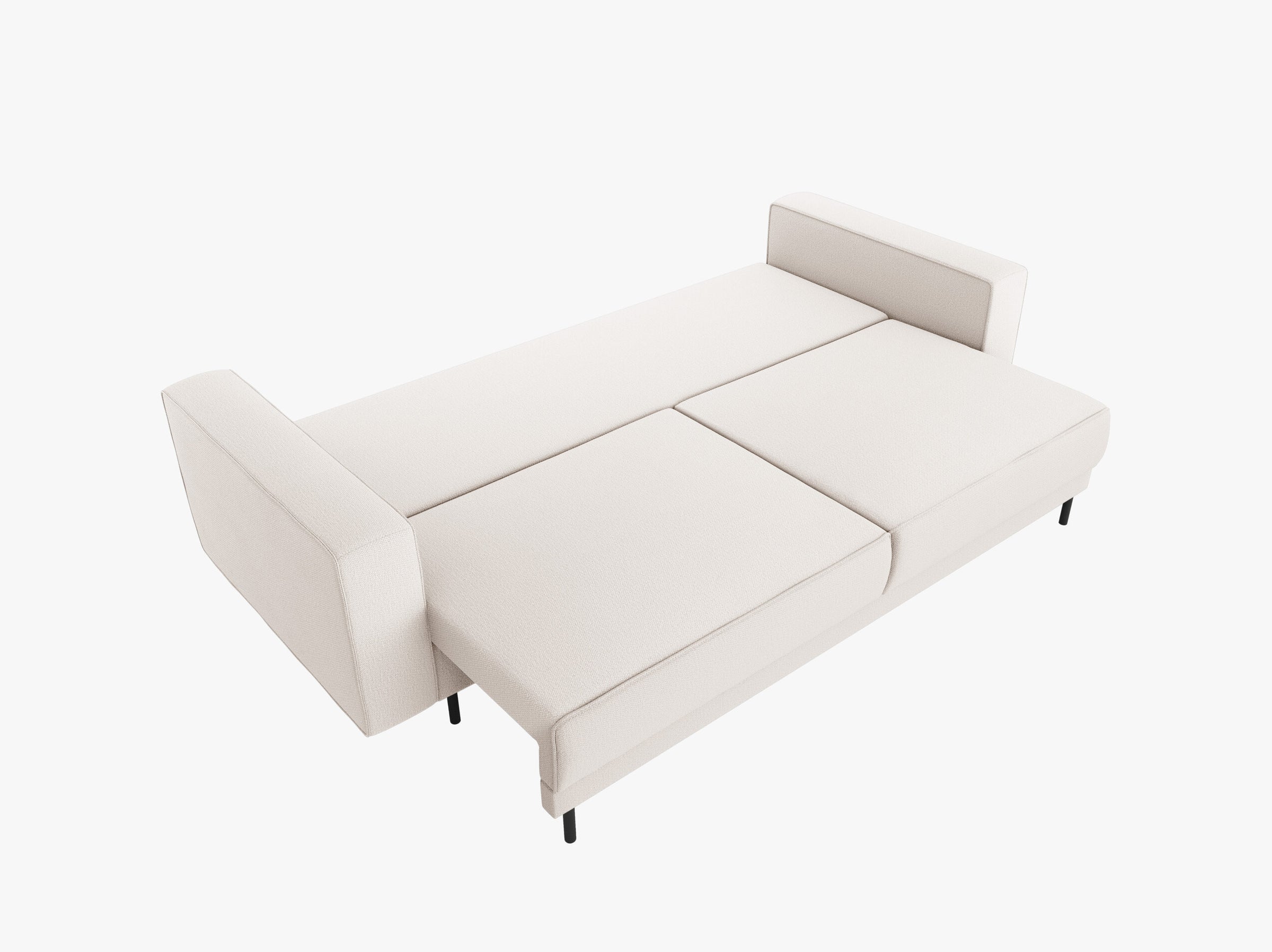 Caro sofas structured fabric light beige