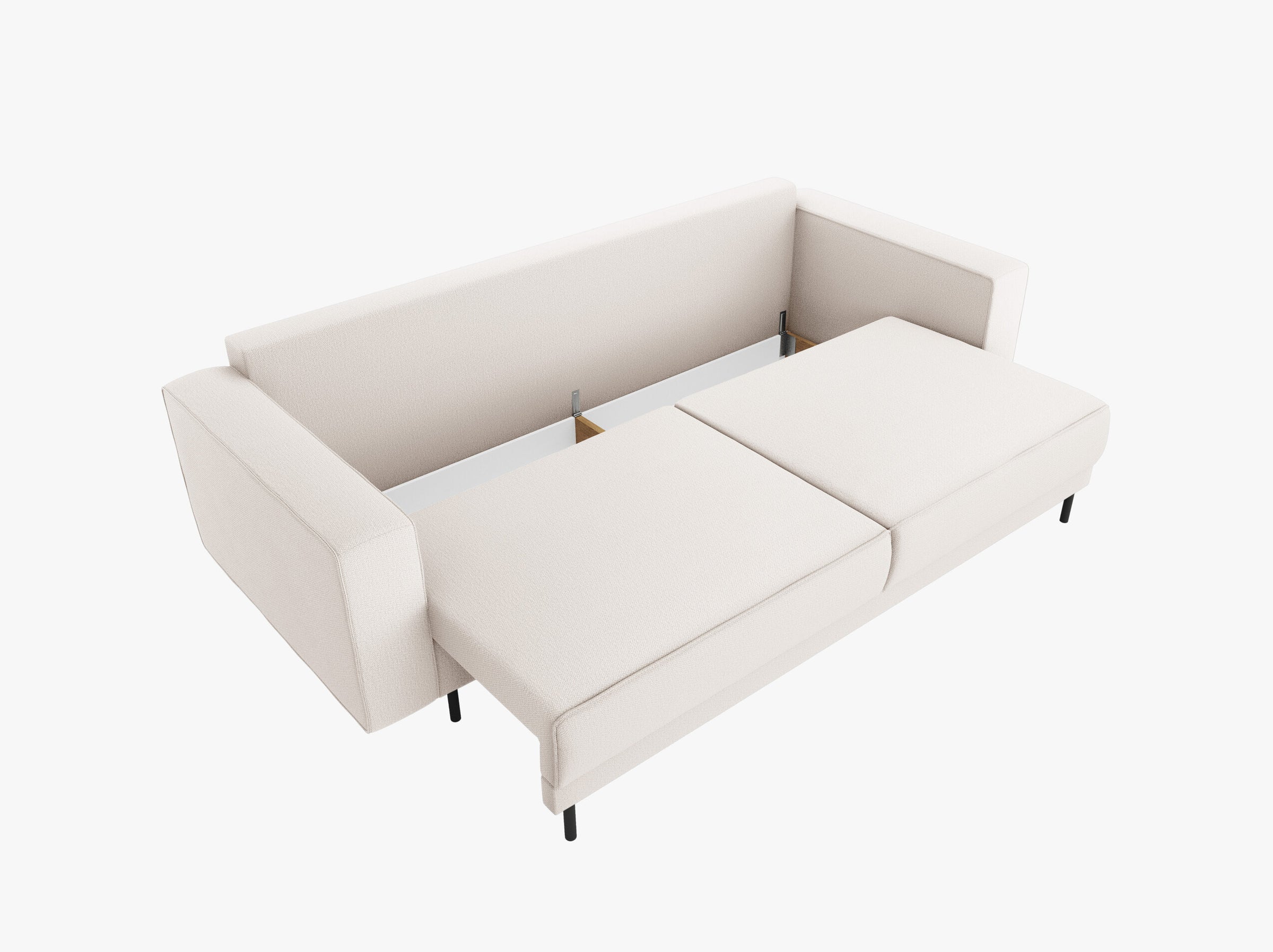 Caro sofás tejido estructurado beige claro