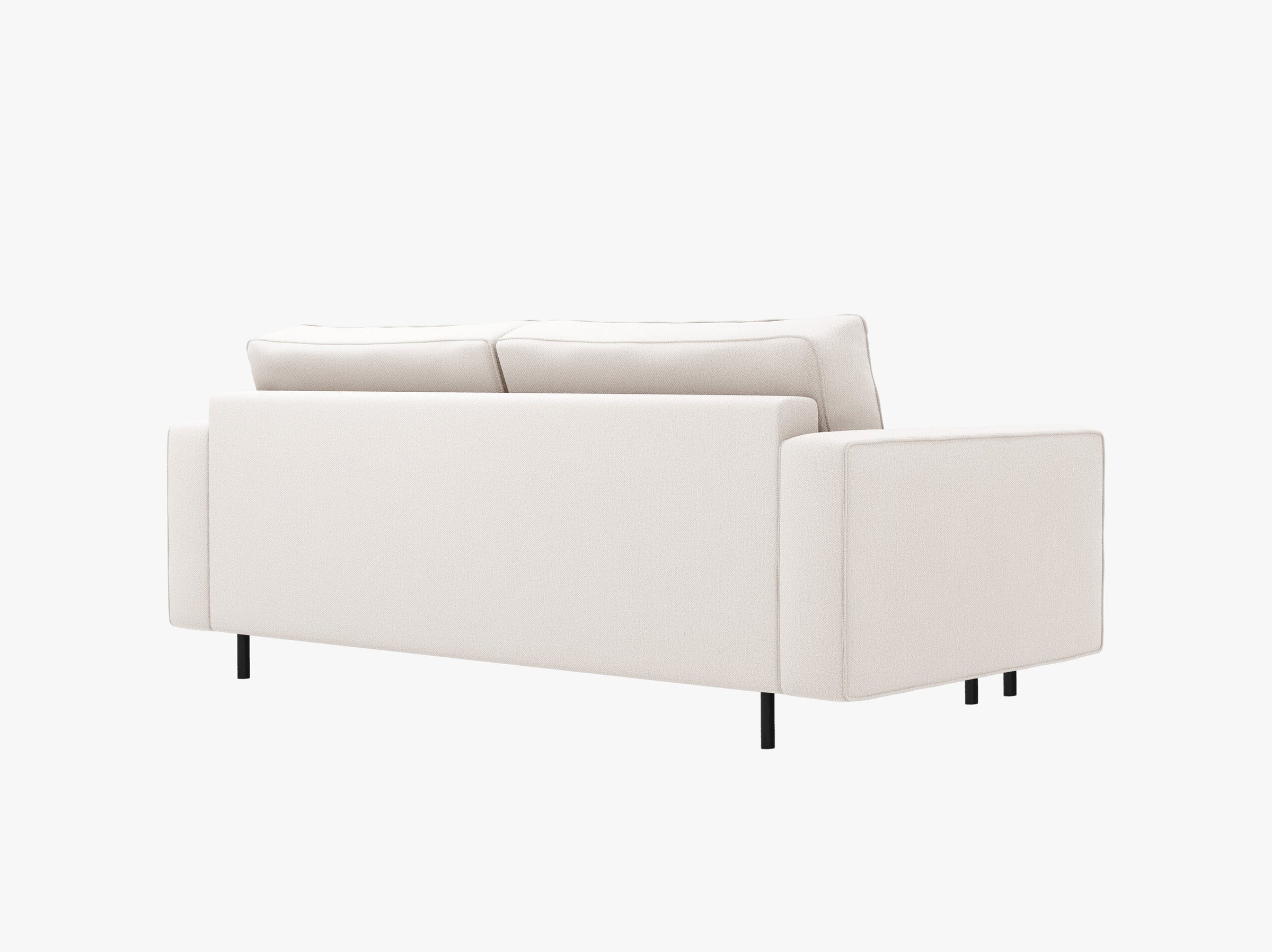 Caro sofas strukturierter stoff leichtes beige