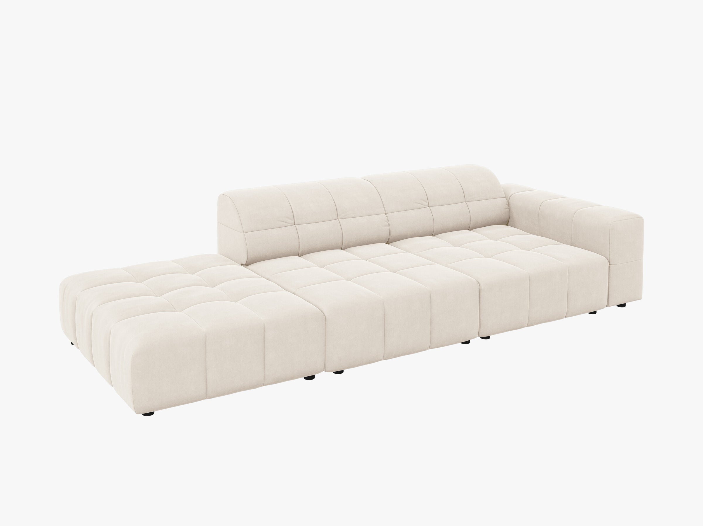 Jennifer sofas velvet light beige