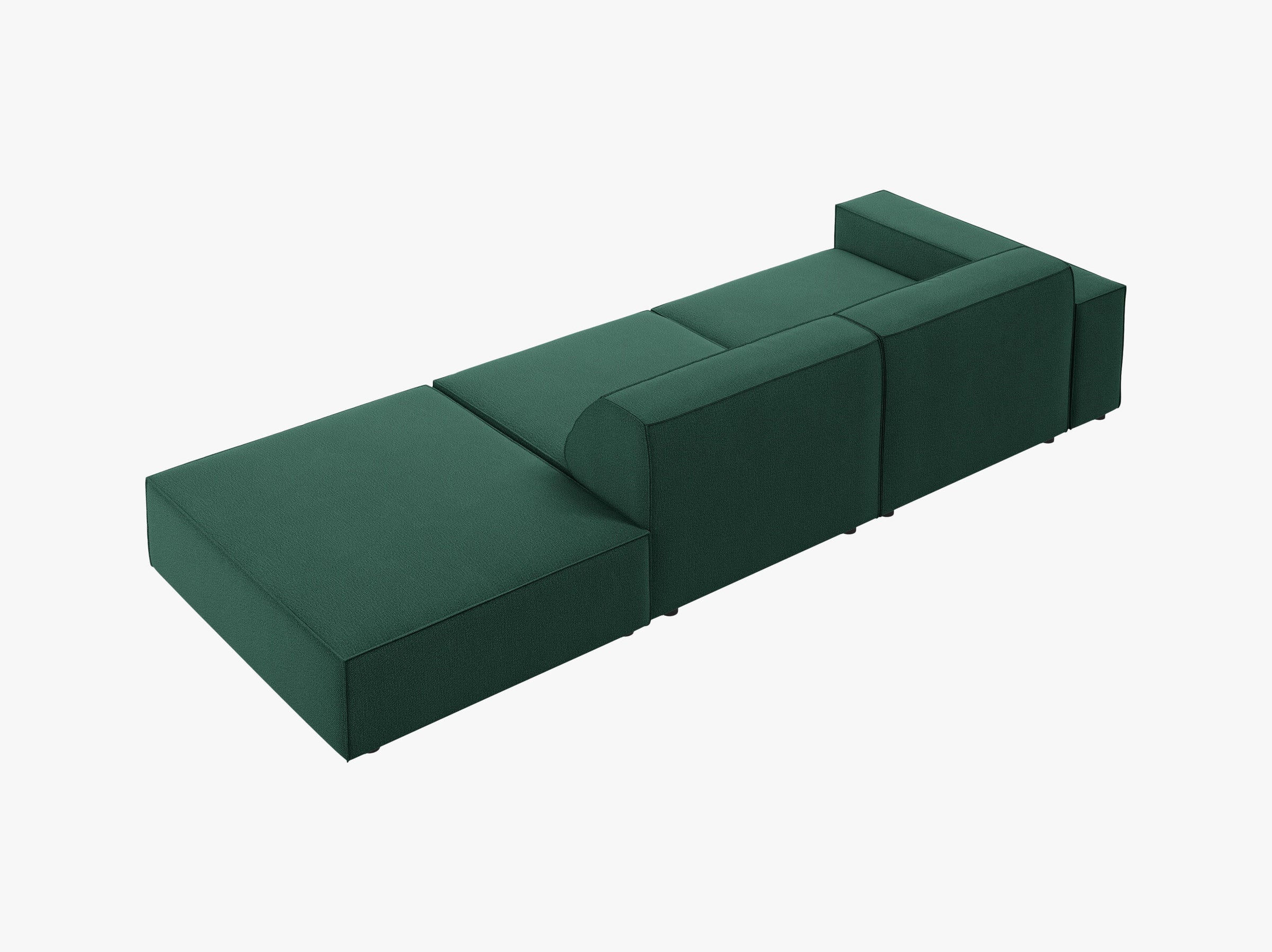 Jodie sofás tejido estructurado verde