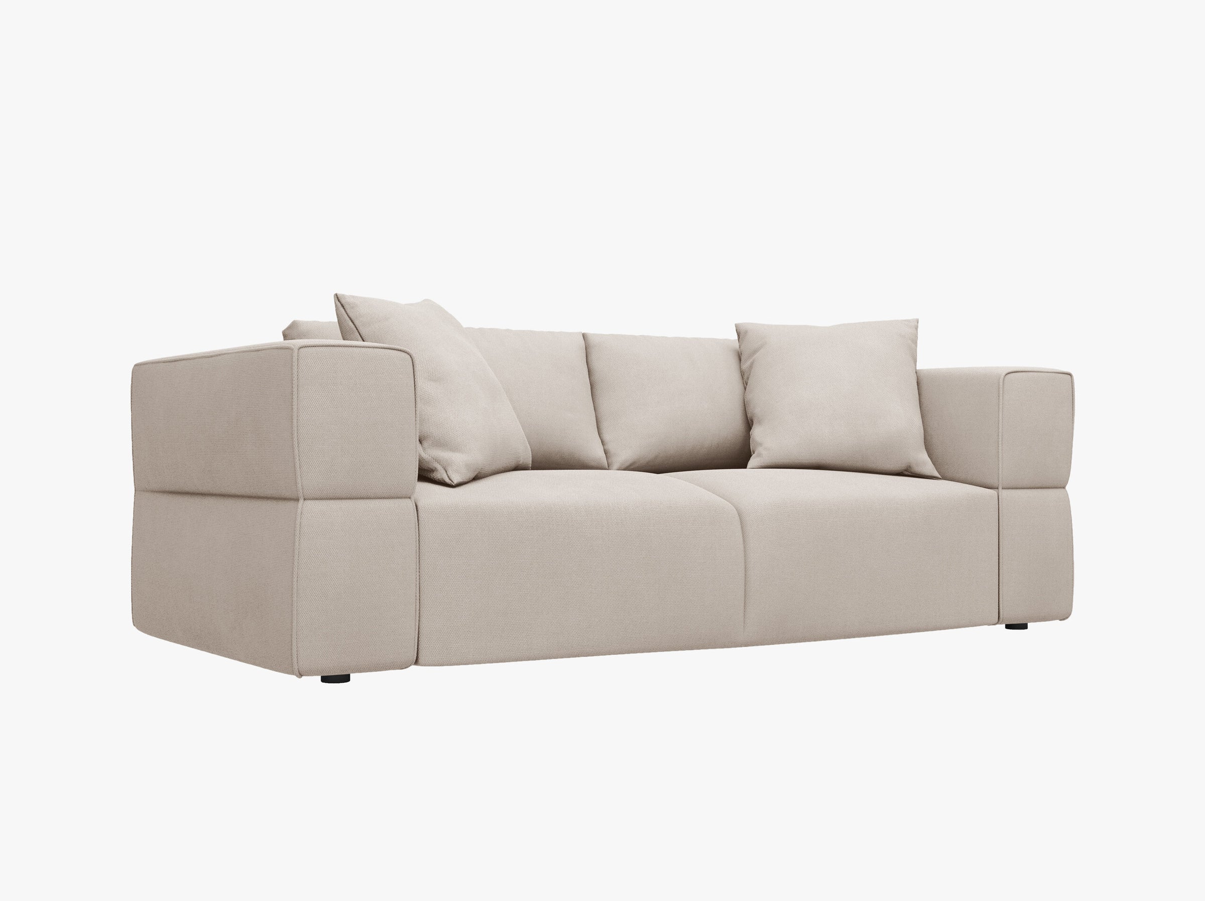 Tyra sofás tejido estructurado beige
