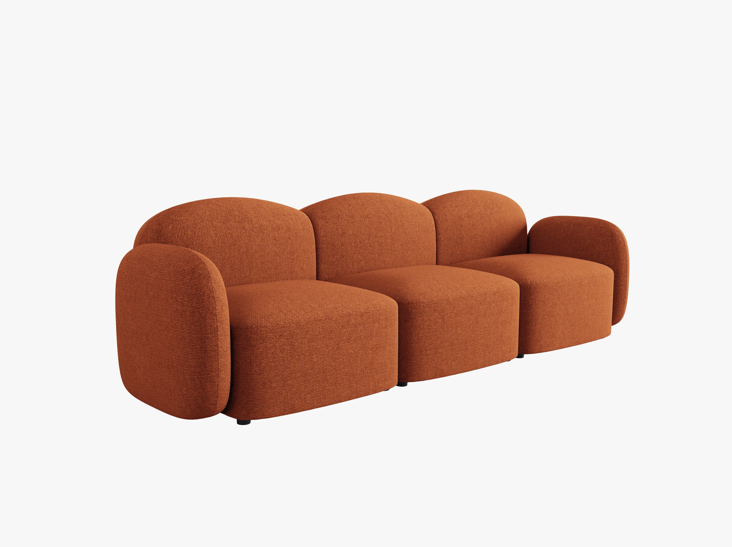 Blair sofas chenille terrakotta-melange