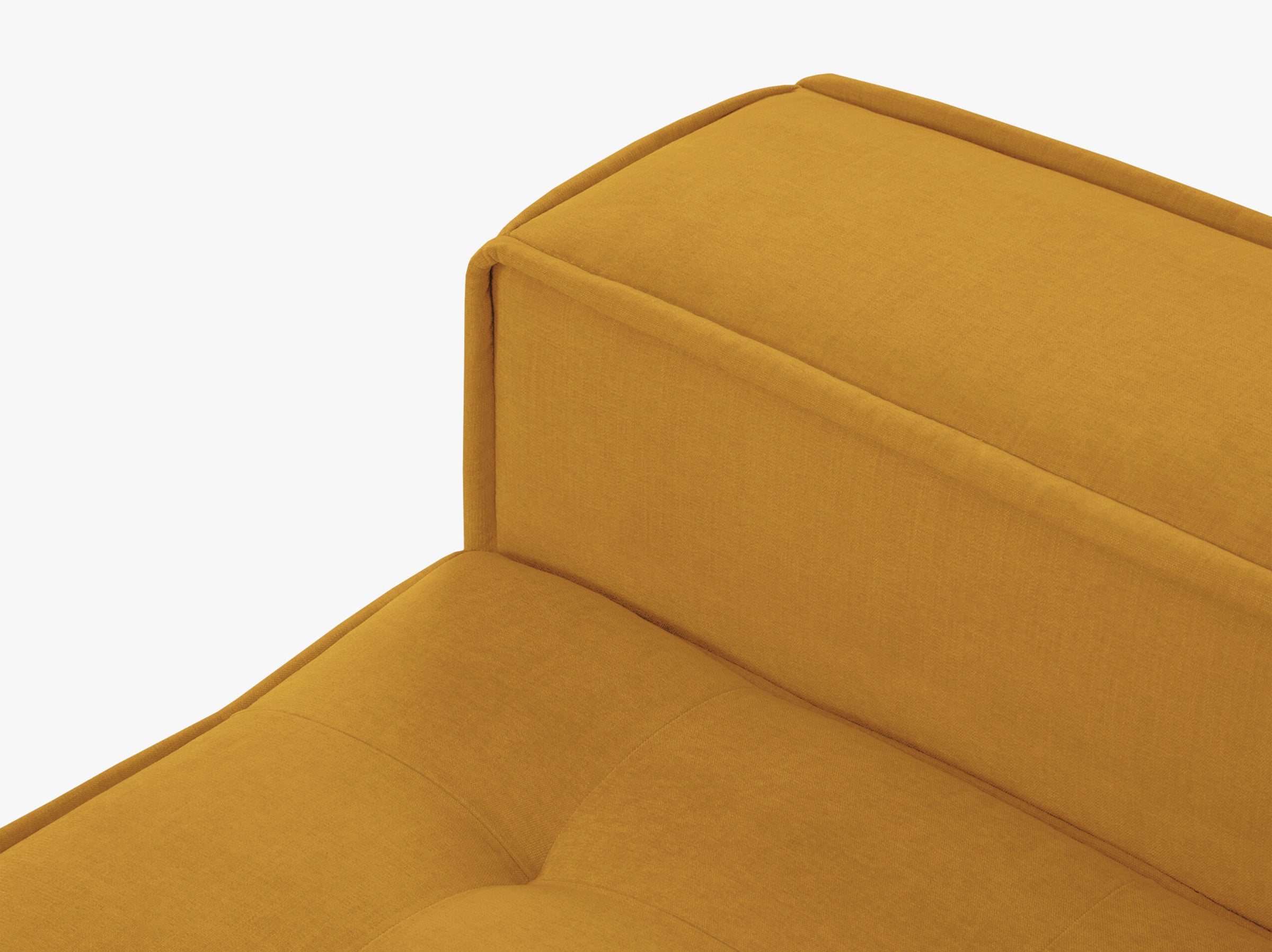 Mike sofas structured fabric mustard