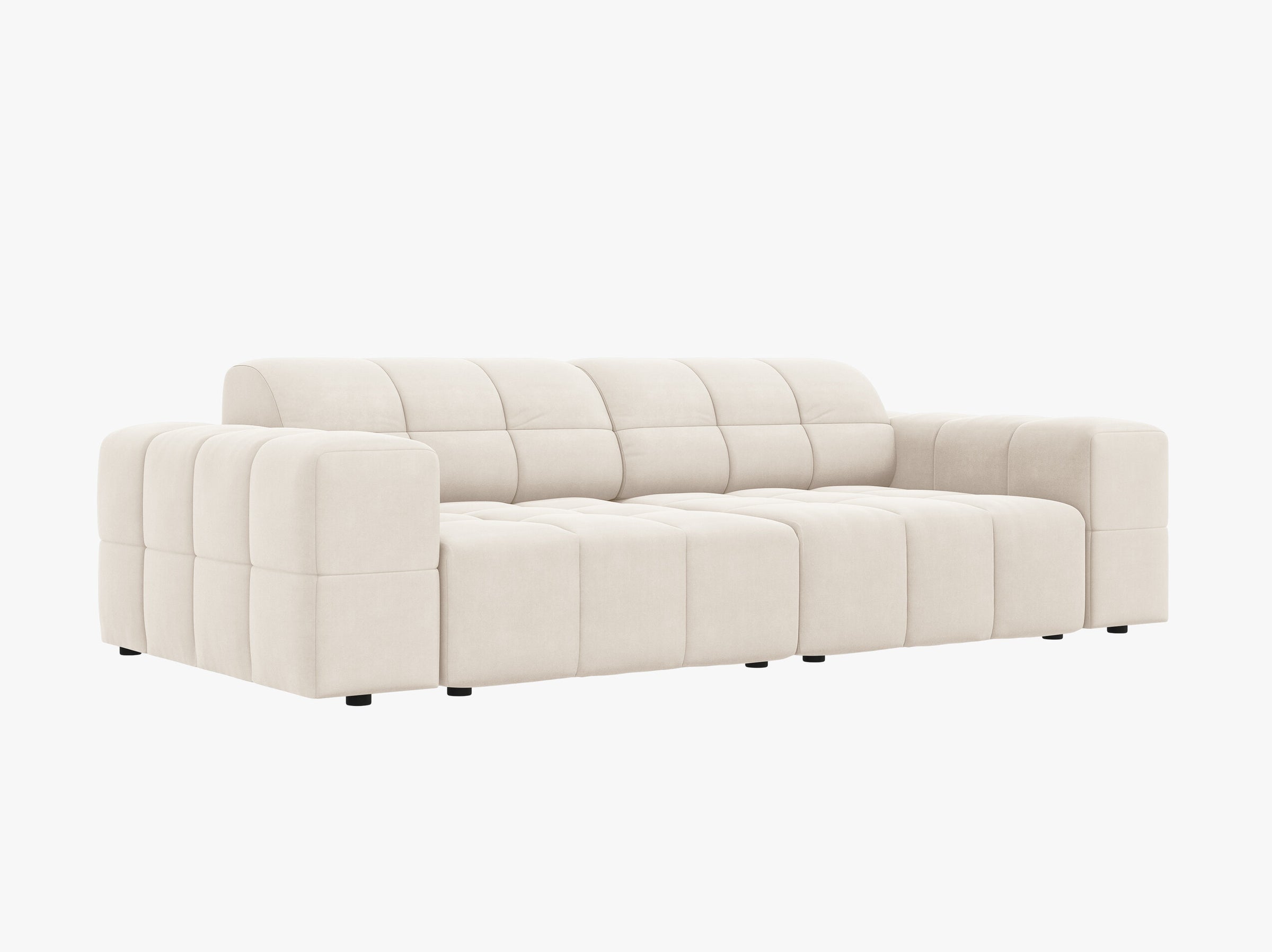 Jennifer sofas velvet light beige