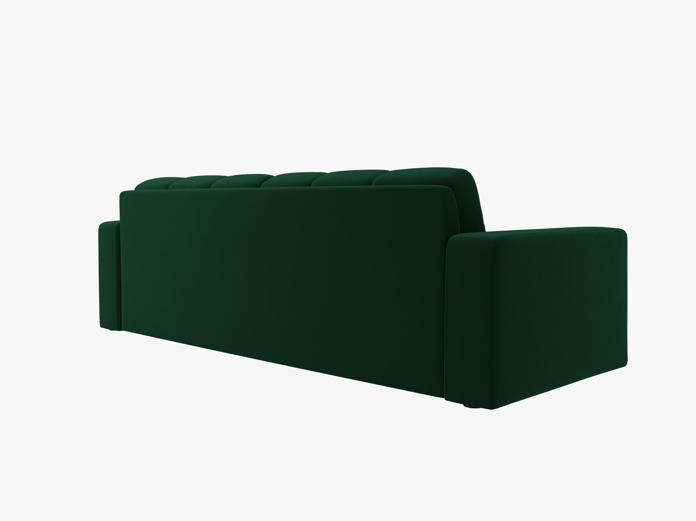 Justin sofas velvet bottle green