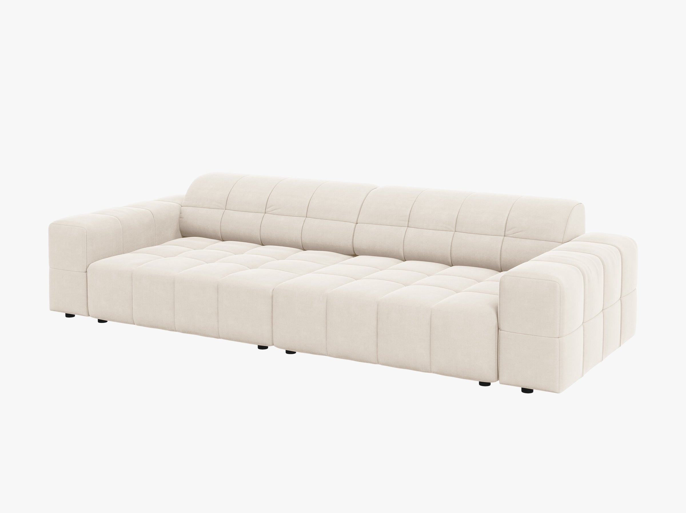 Jennifer sofas velvet light beige