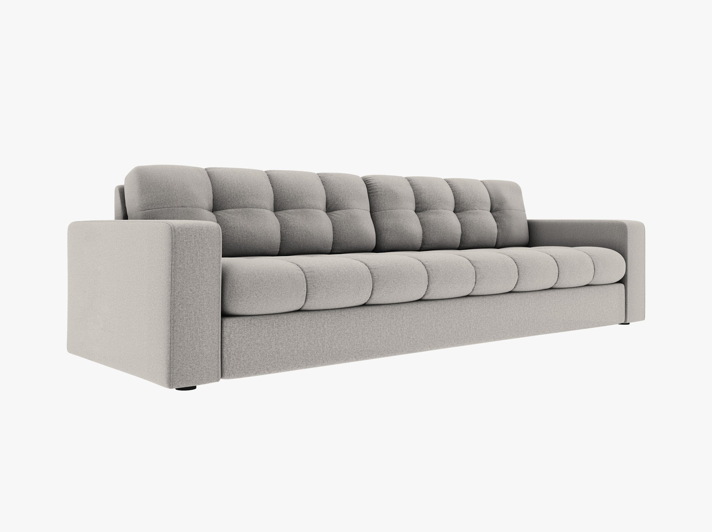 Justin sofas structured fabric light grey