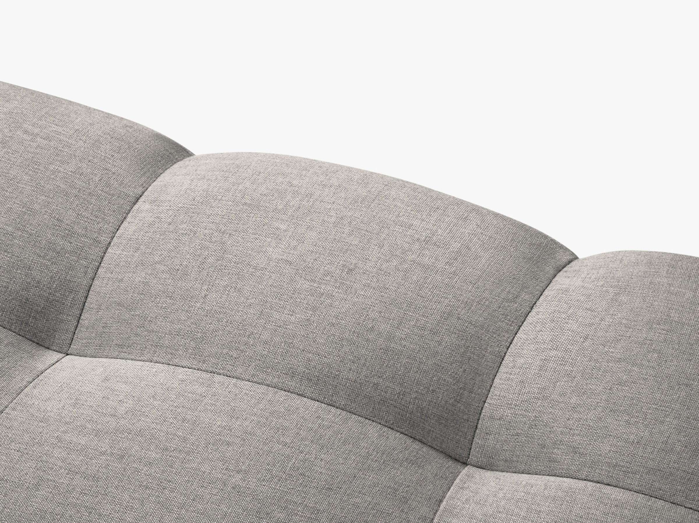 Justin sofas structured fabric light grey