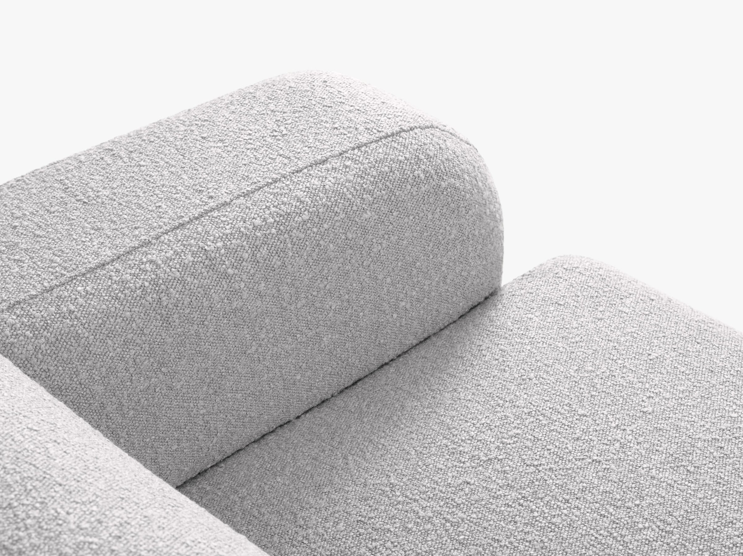 Molino sofás boucle gris claro