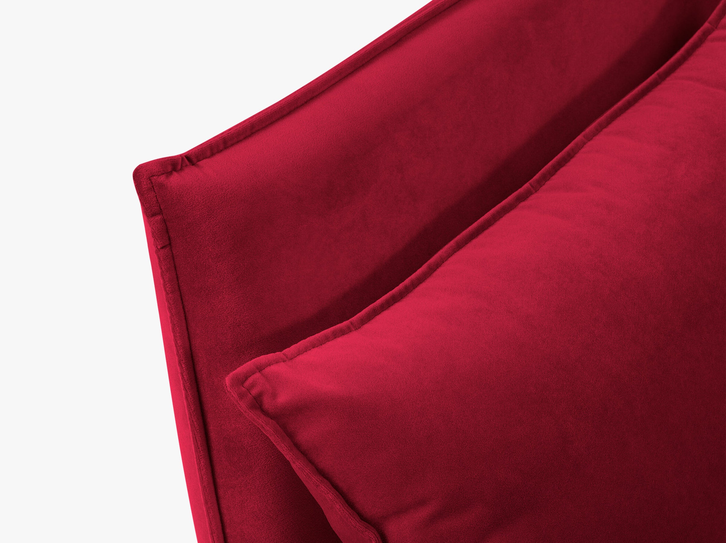 Agate sofas velvet red