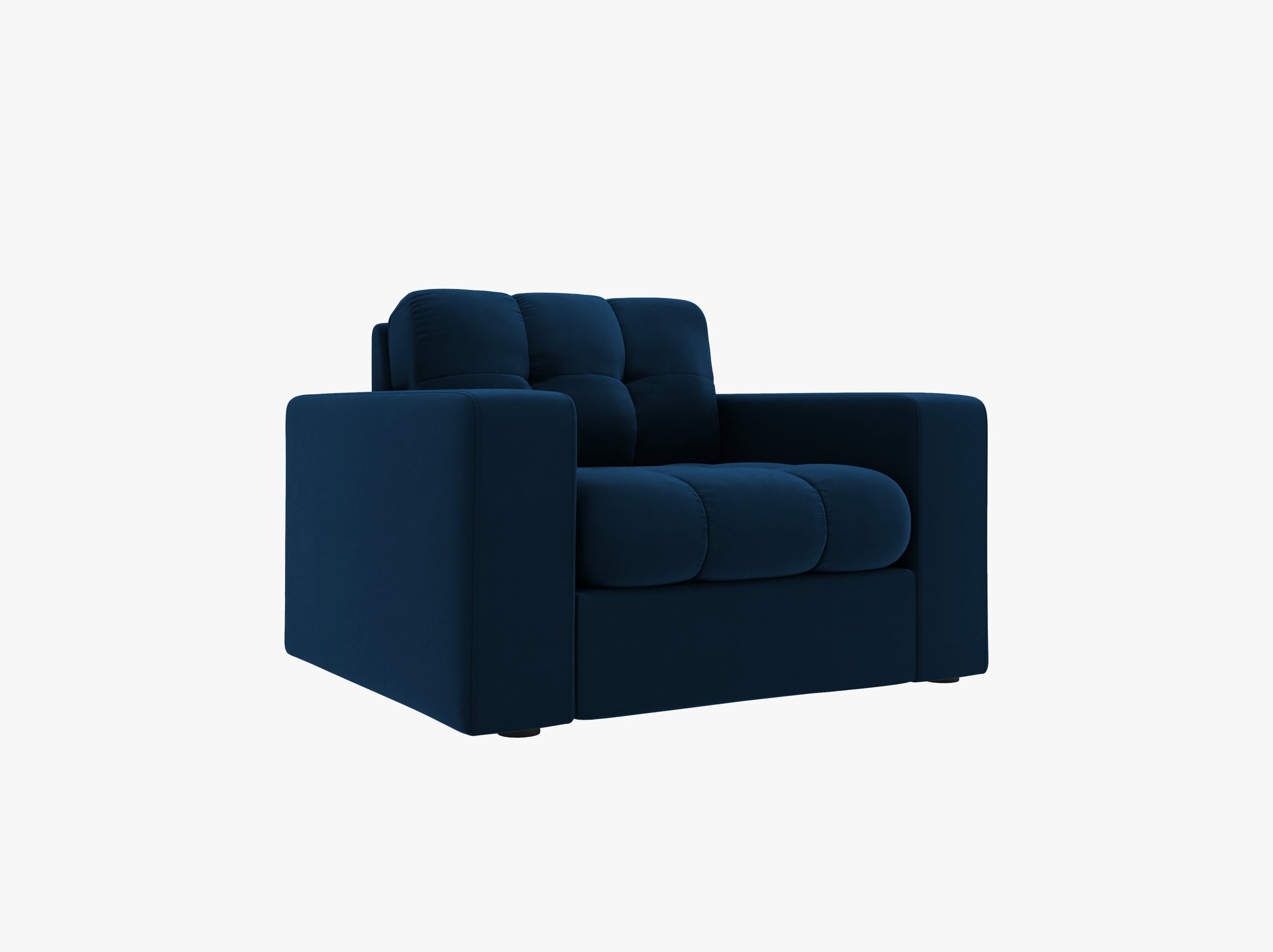 Justin sofas velvet royal blue