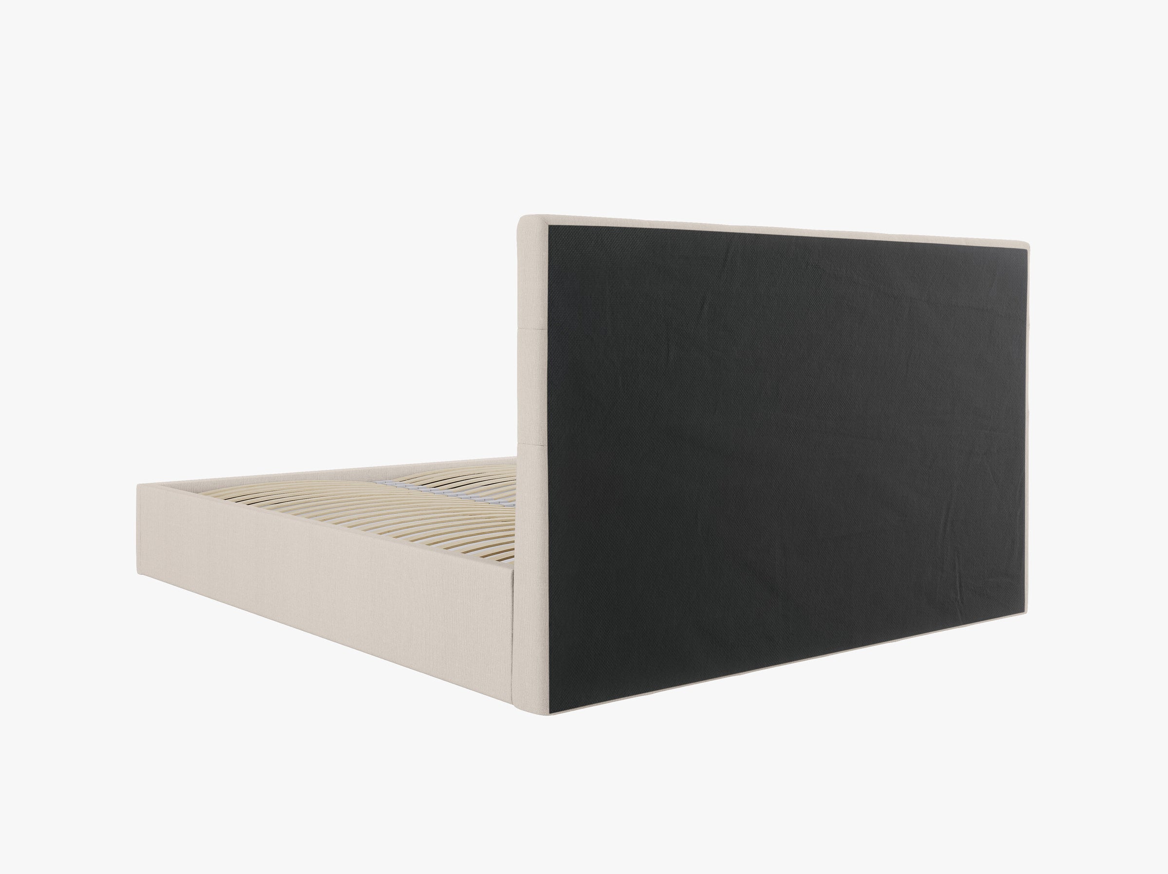 Phaedra beds & mattresses structured fabric beige