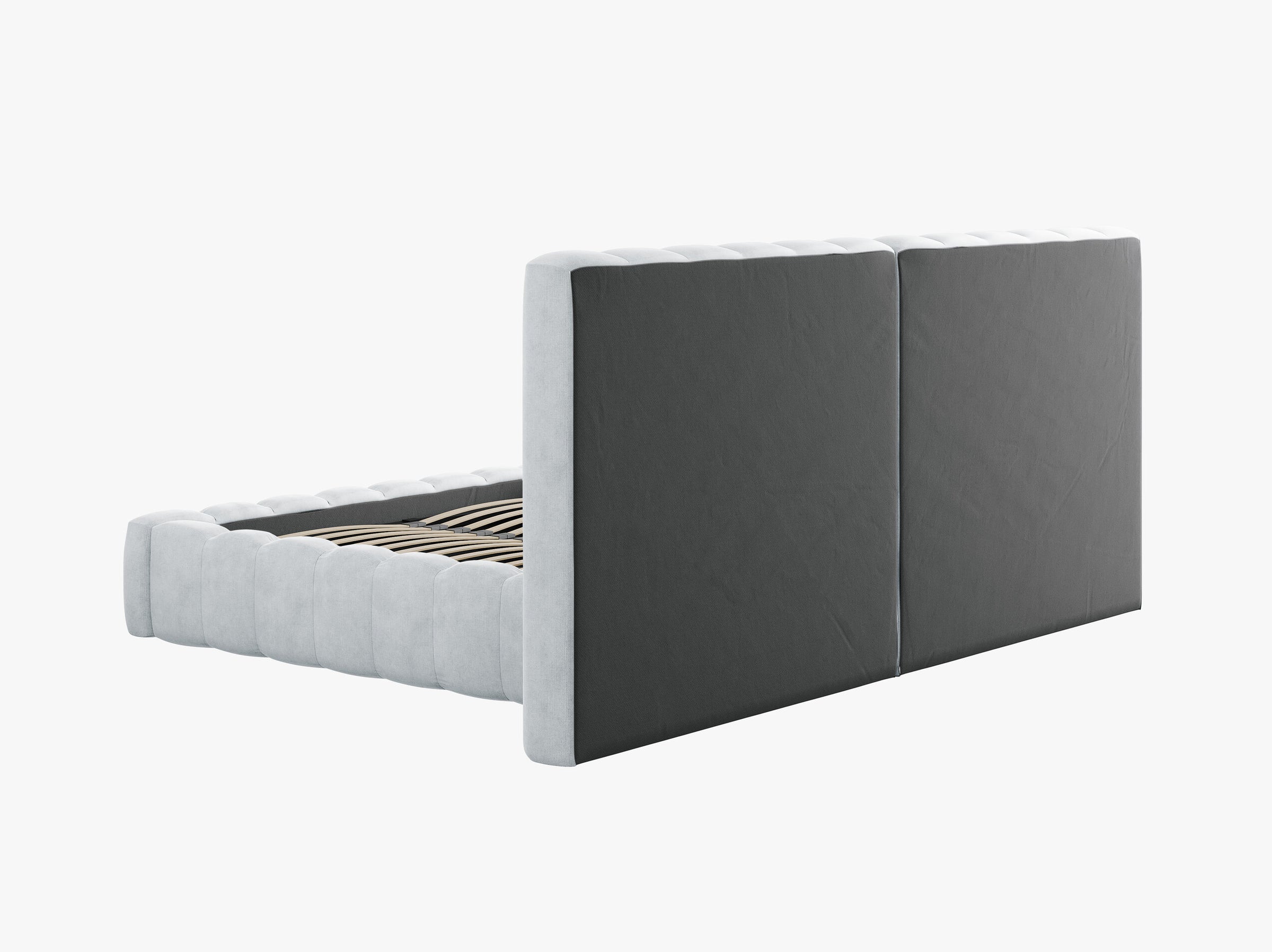 Kelp beds & mattresses structured fabric light grey