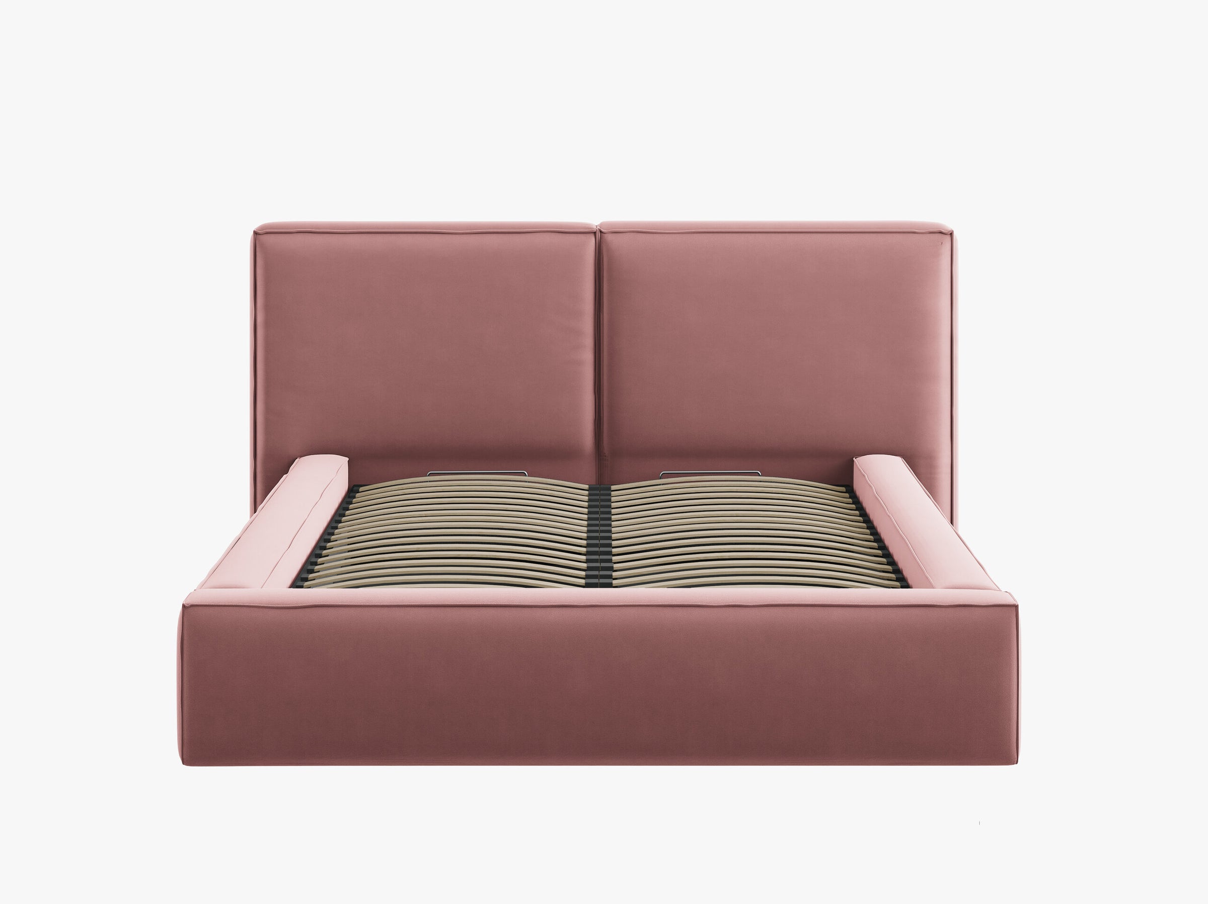 Jodie beds & mattresses velvet pink