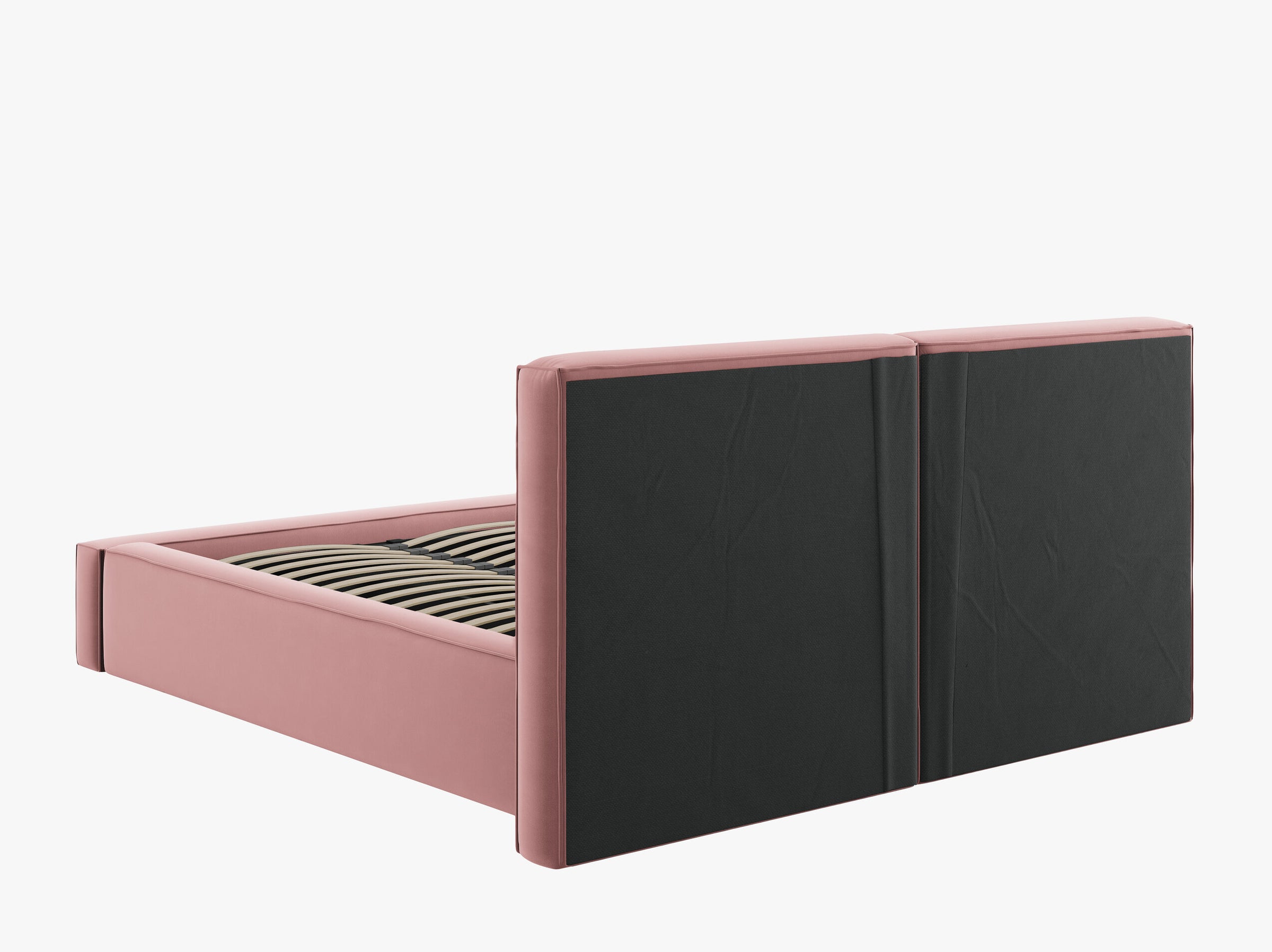 Jodie beds & mattresses velvet pink