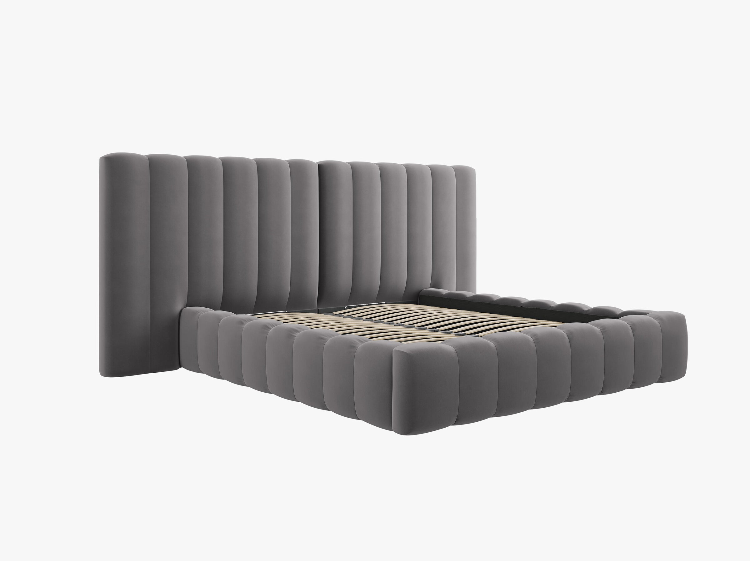 Kelp beds & mattresses velvet grey