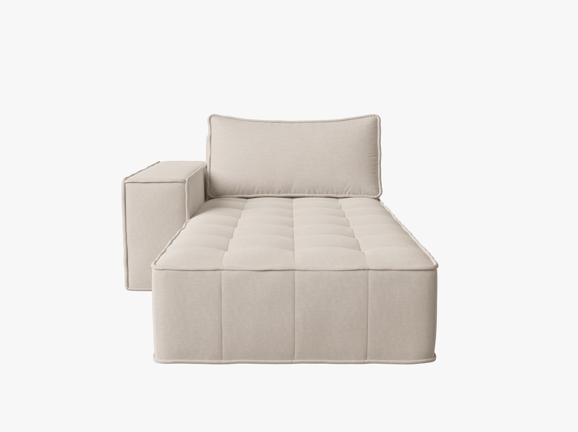 Mike sofas structured fabric beige