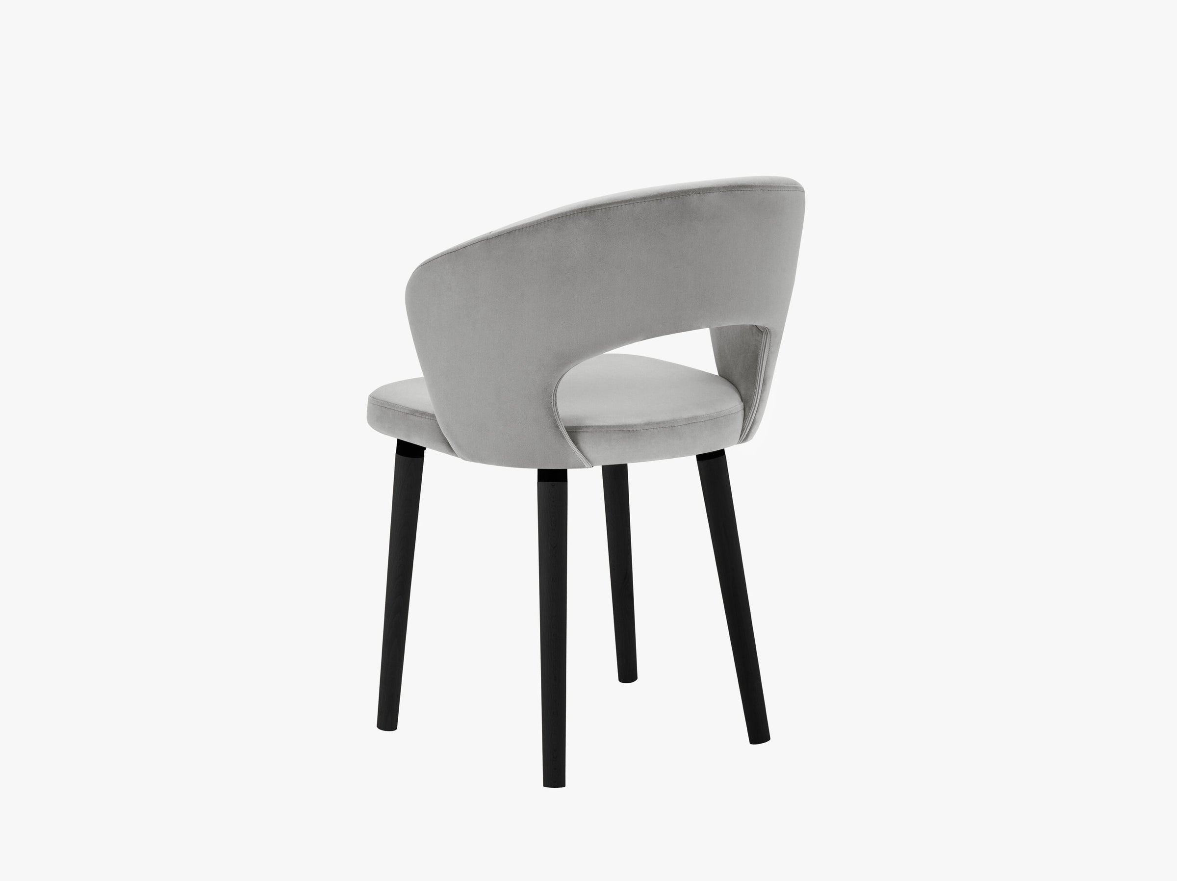 Goa tavoli e sedie velluto grigio chiaro