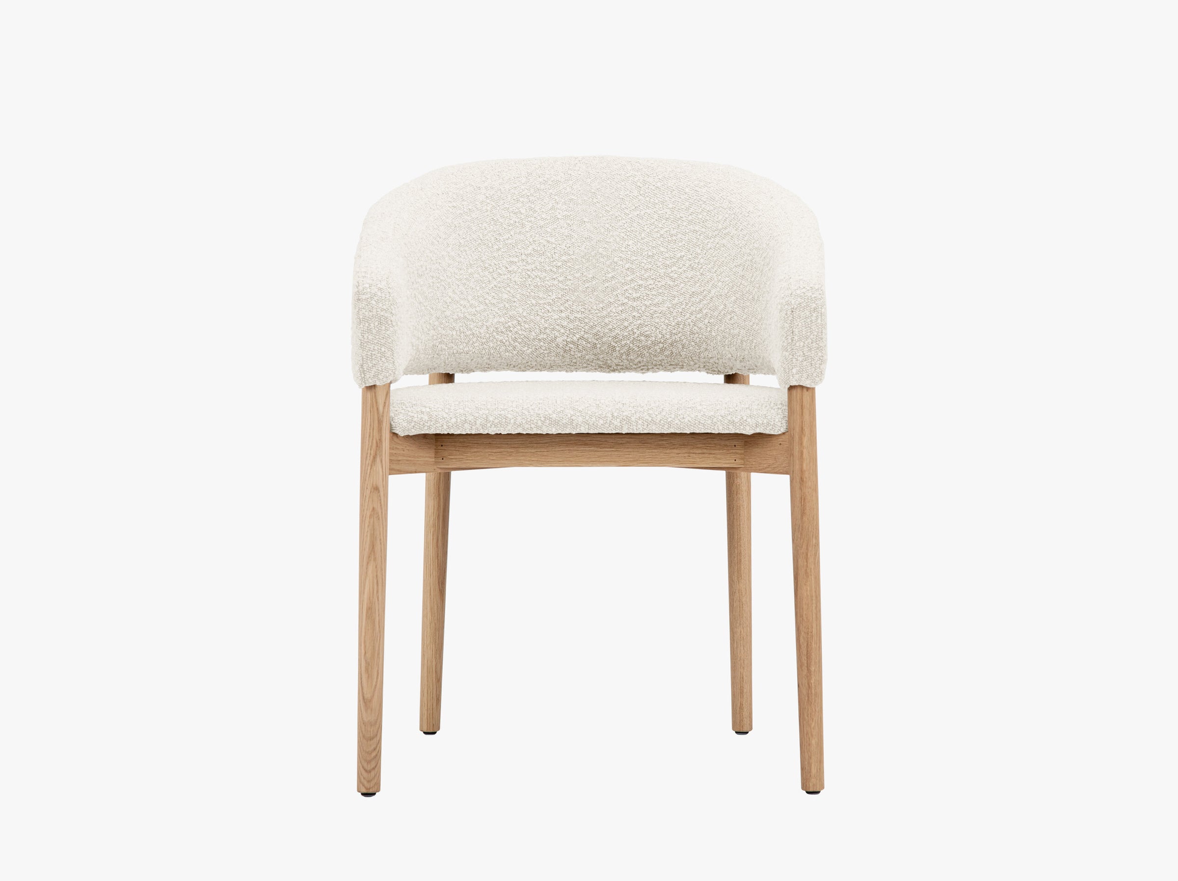 Dua tables et chaises bouclé beige