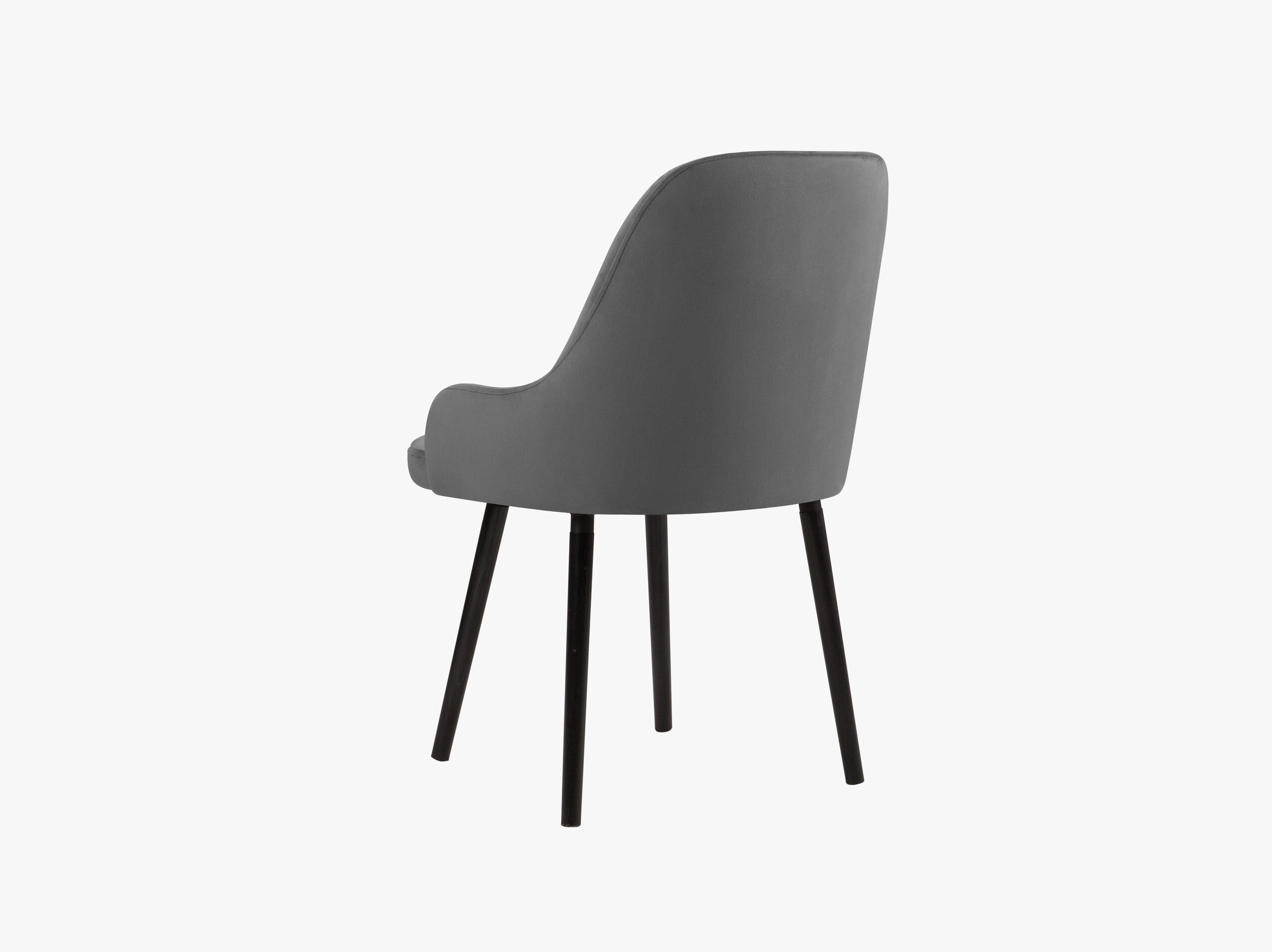 Flint tables & chairs velvet dark grey