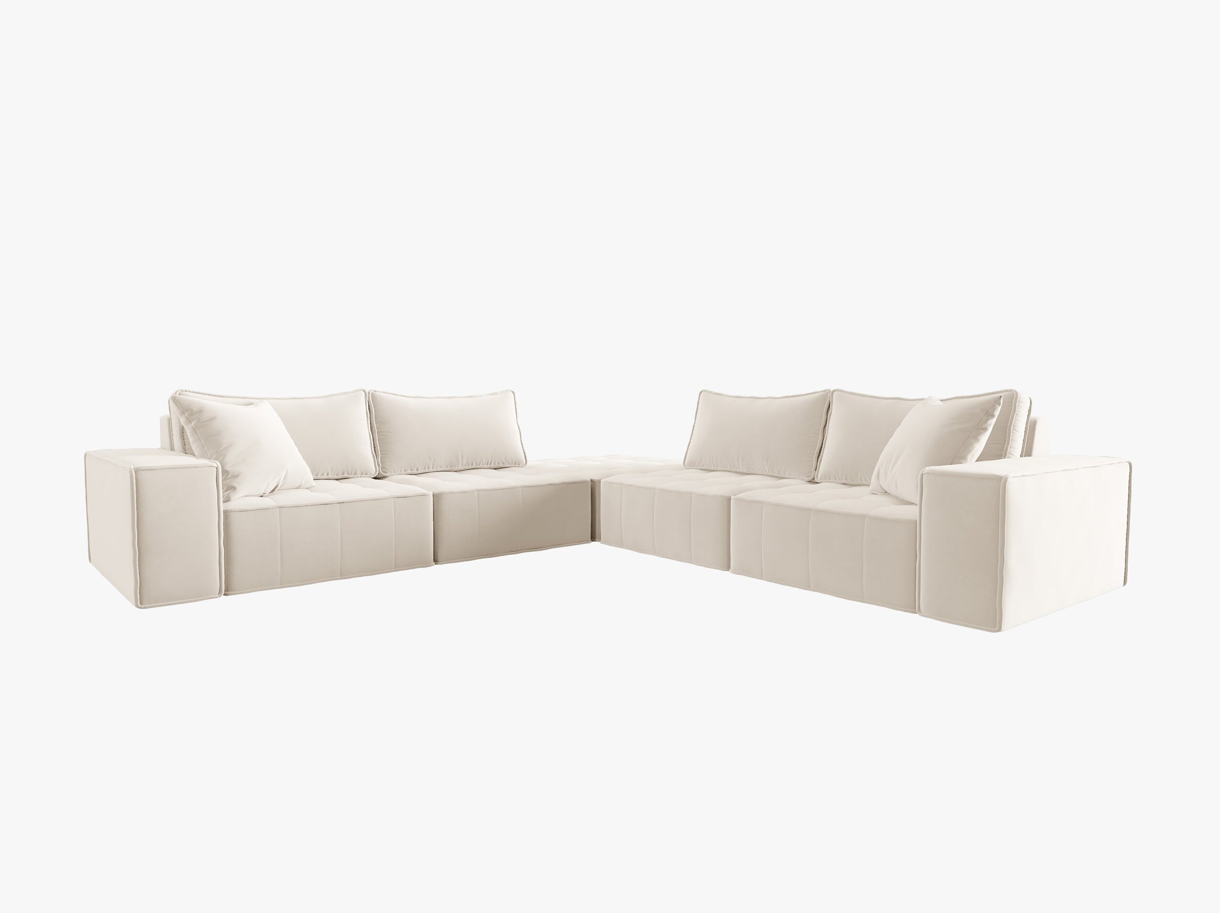 Mike sofas velvet beige