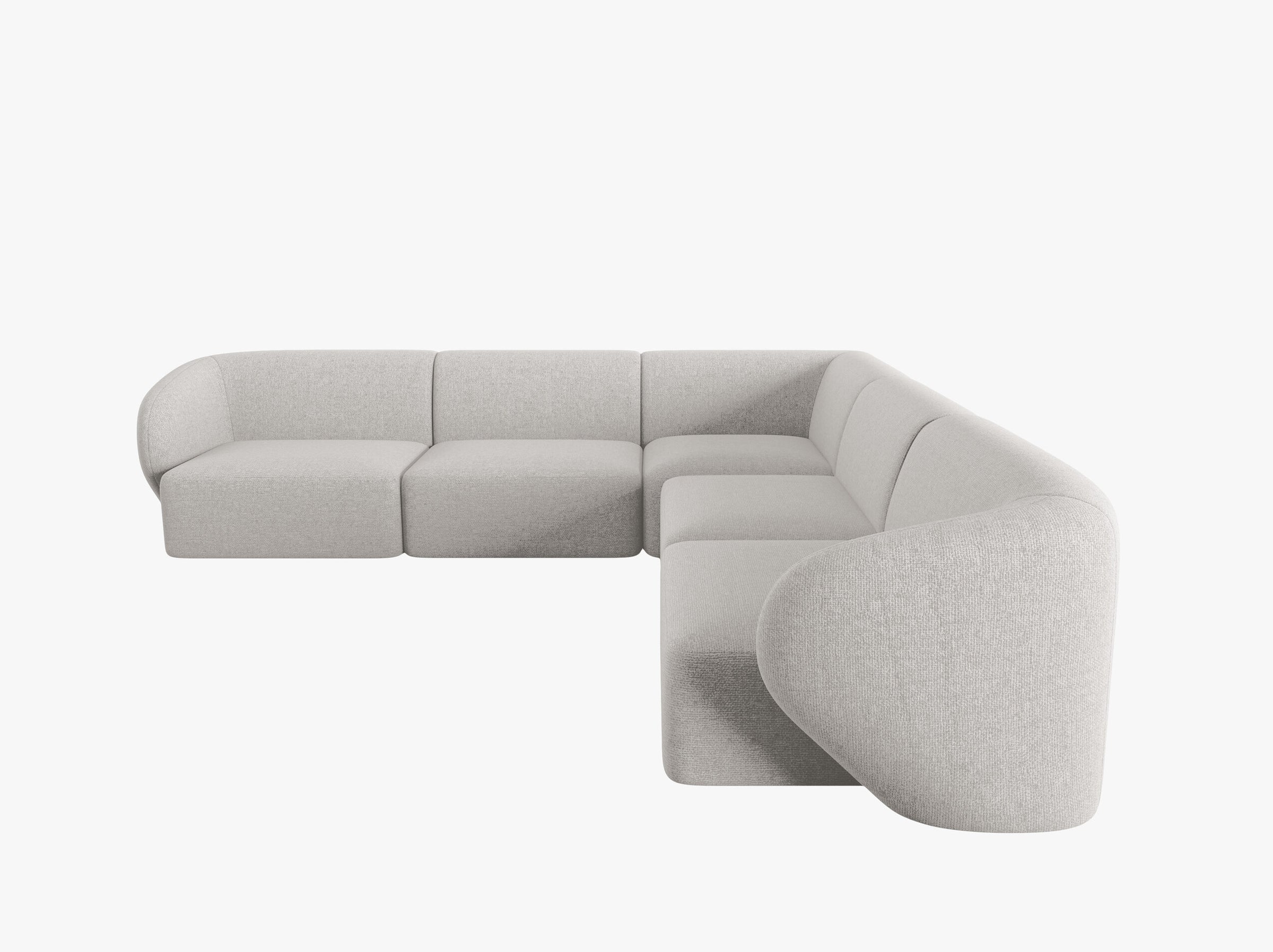 Shane sofas chenille silberne melange