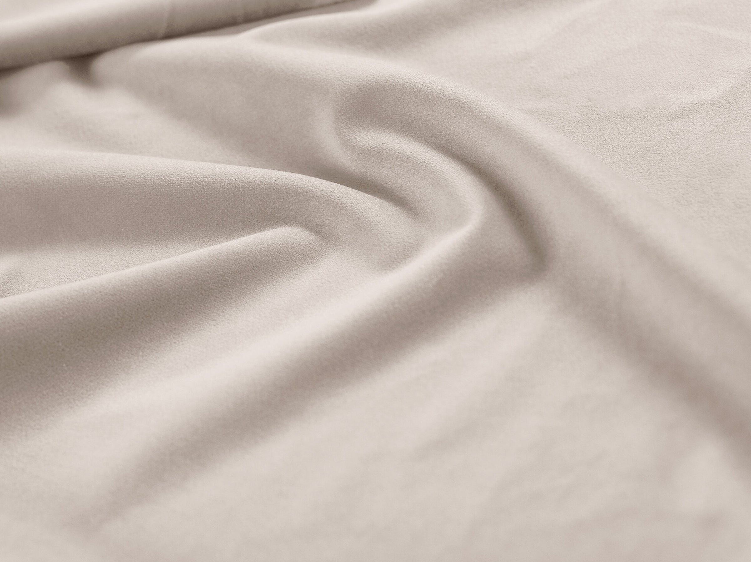 Marl beds & mattresses velvet light beige