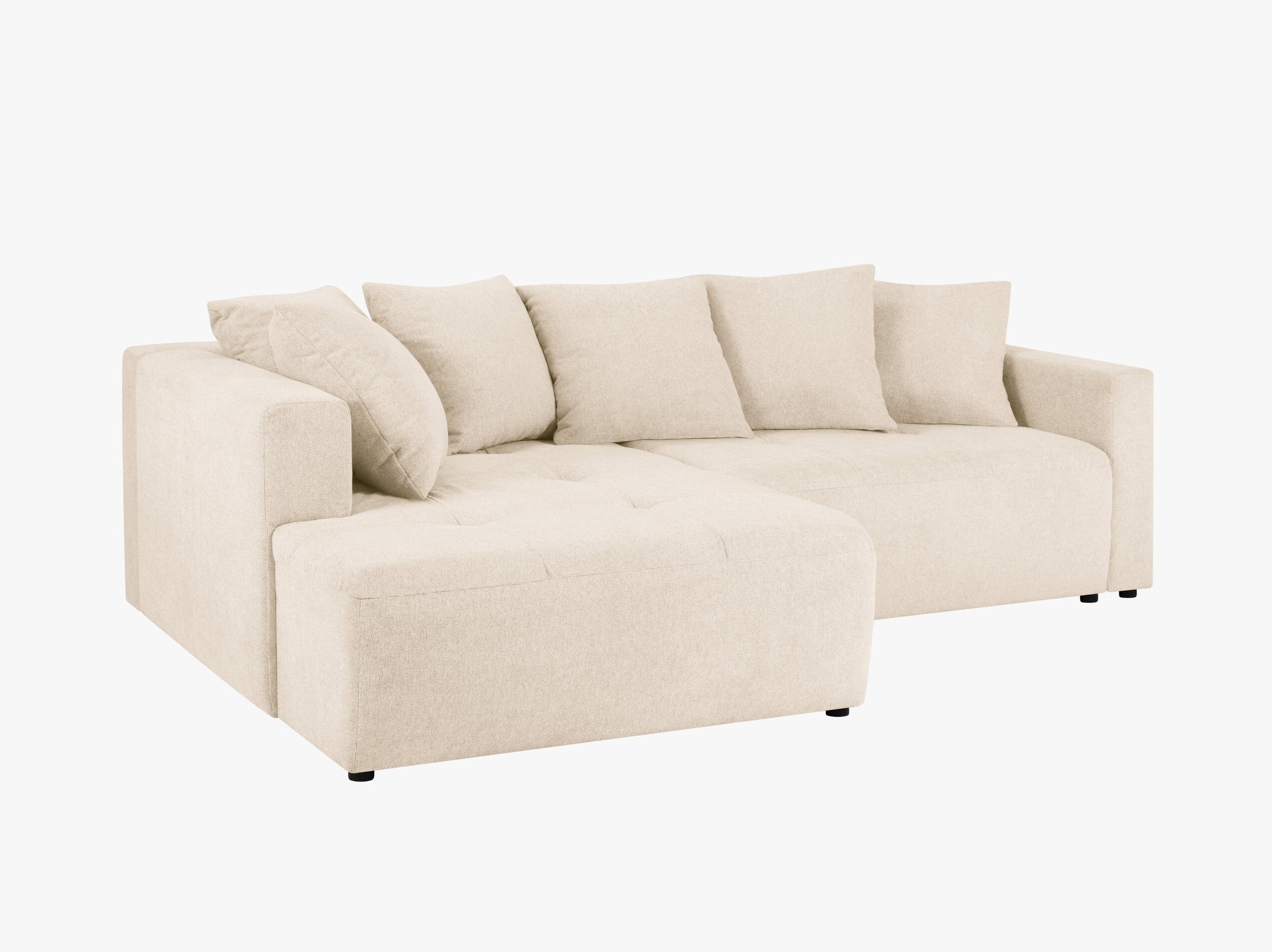 Elie sofas structured fabric beige