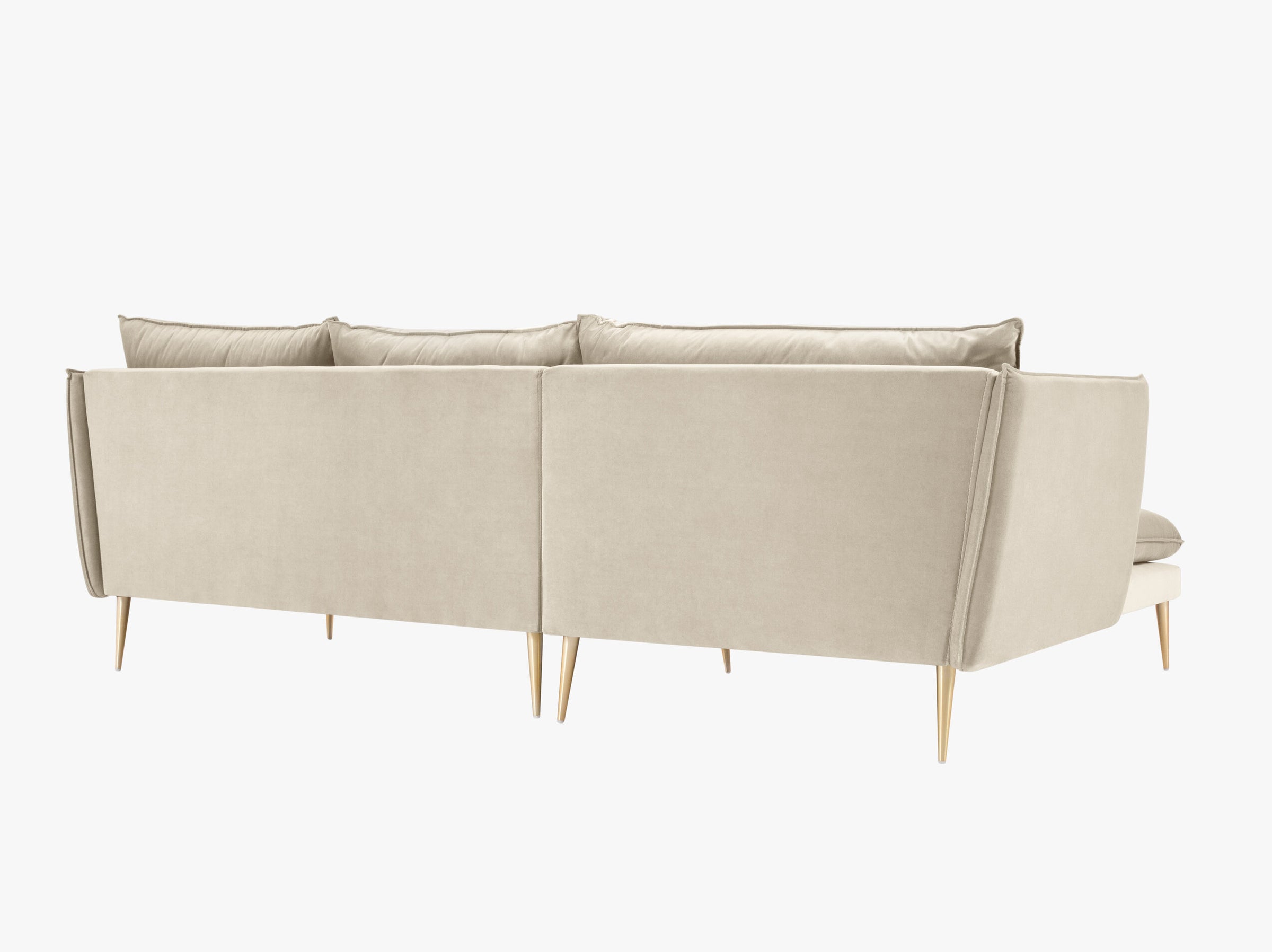 Agate sofas velvet light beige