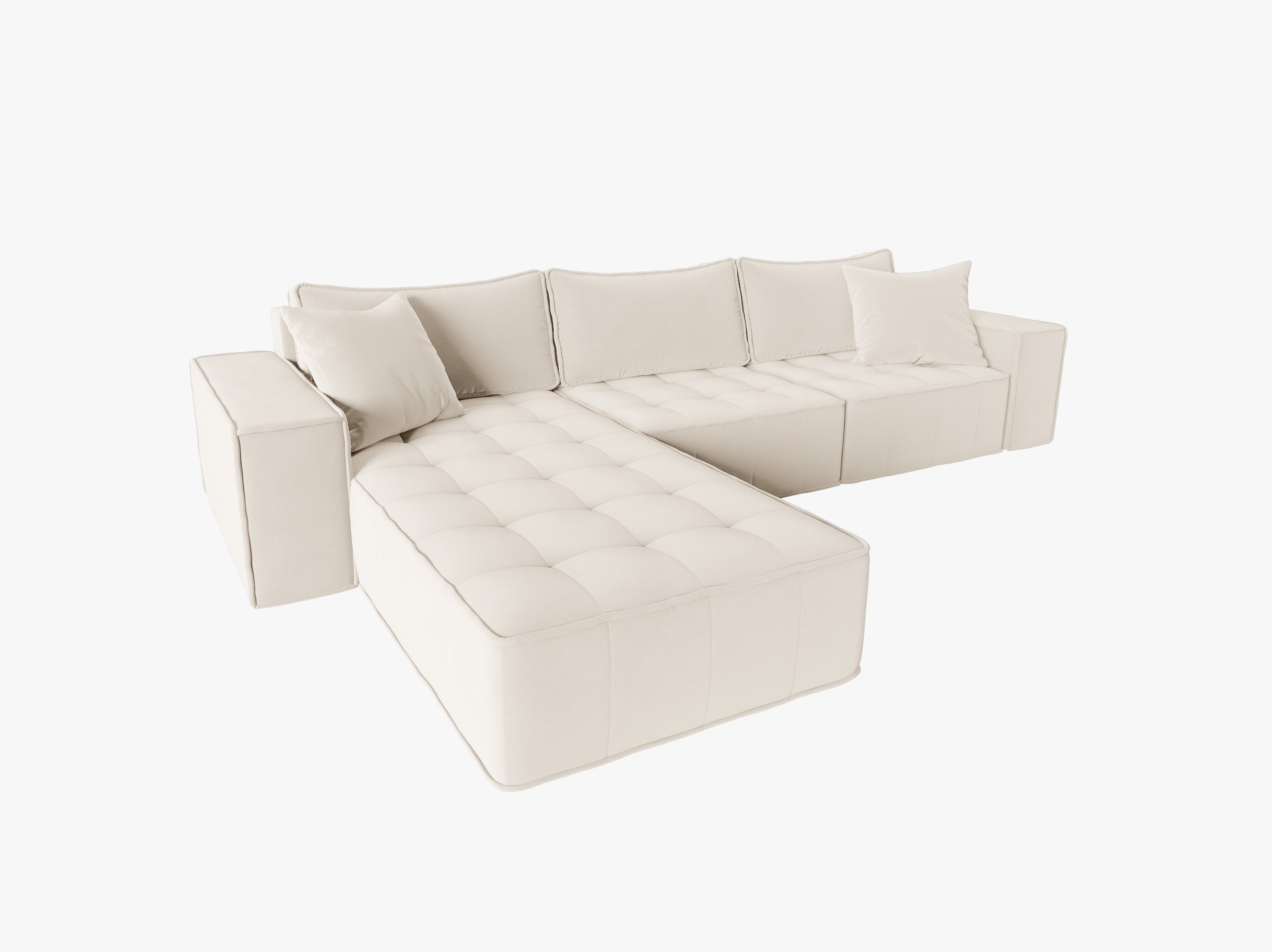 Mike sofas velvet beige