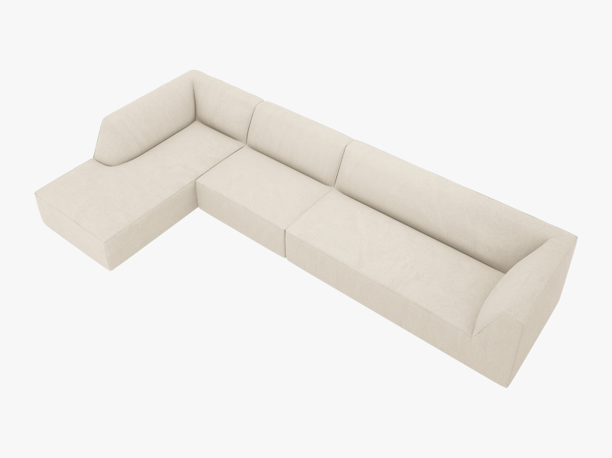 Ruby sofas cord leichtes beige