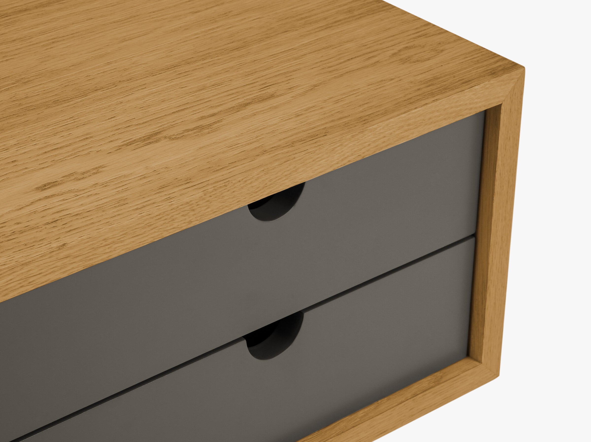 Vela furniture wood natural oak and grey