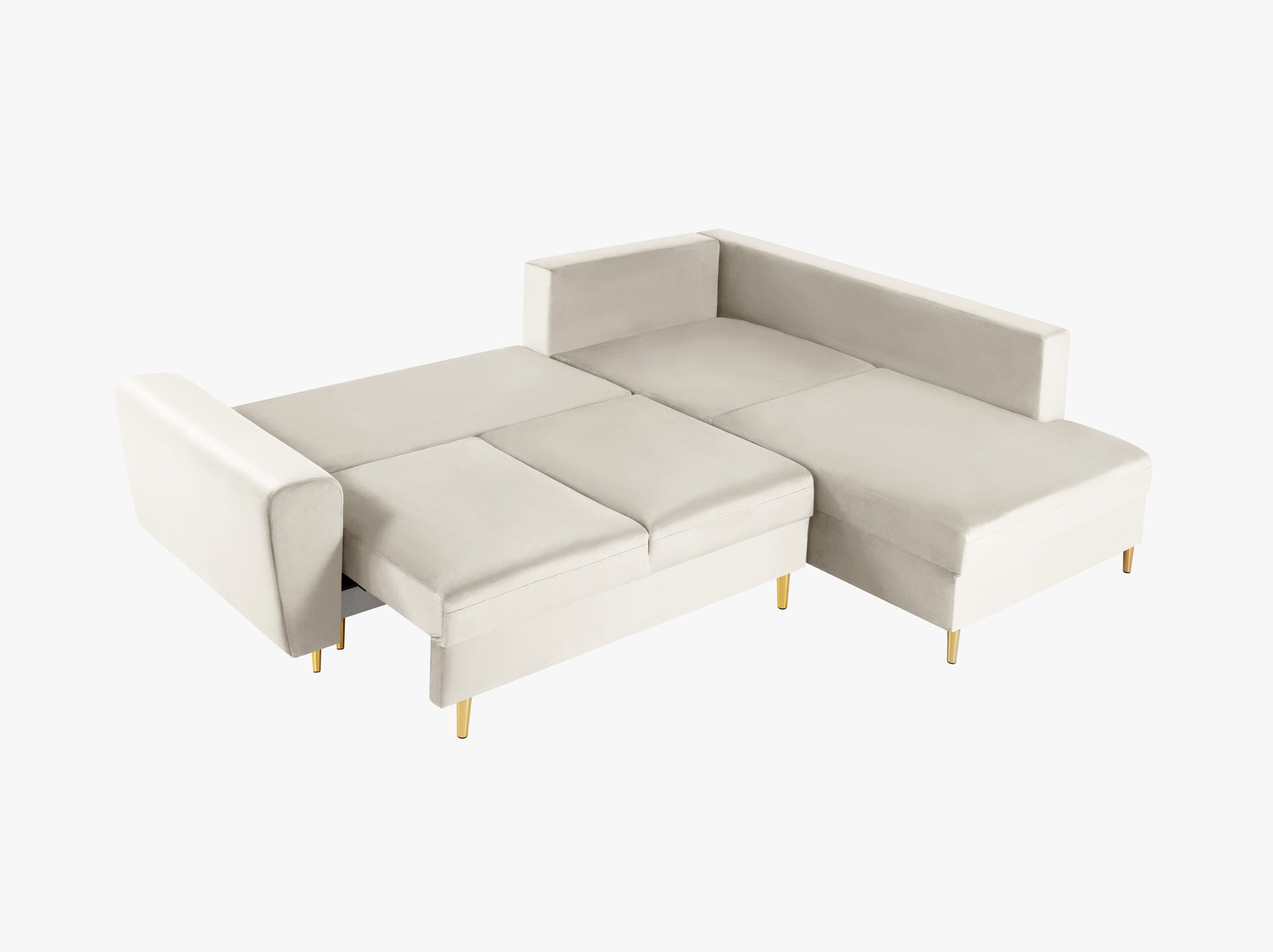 Moghan sofas velvet light beige