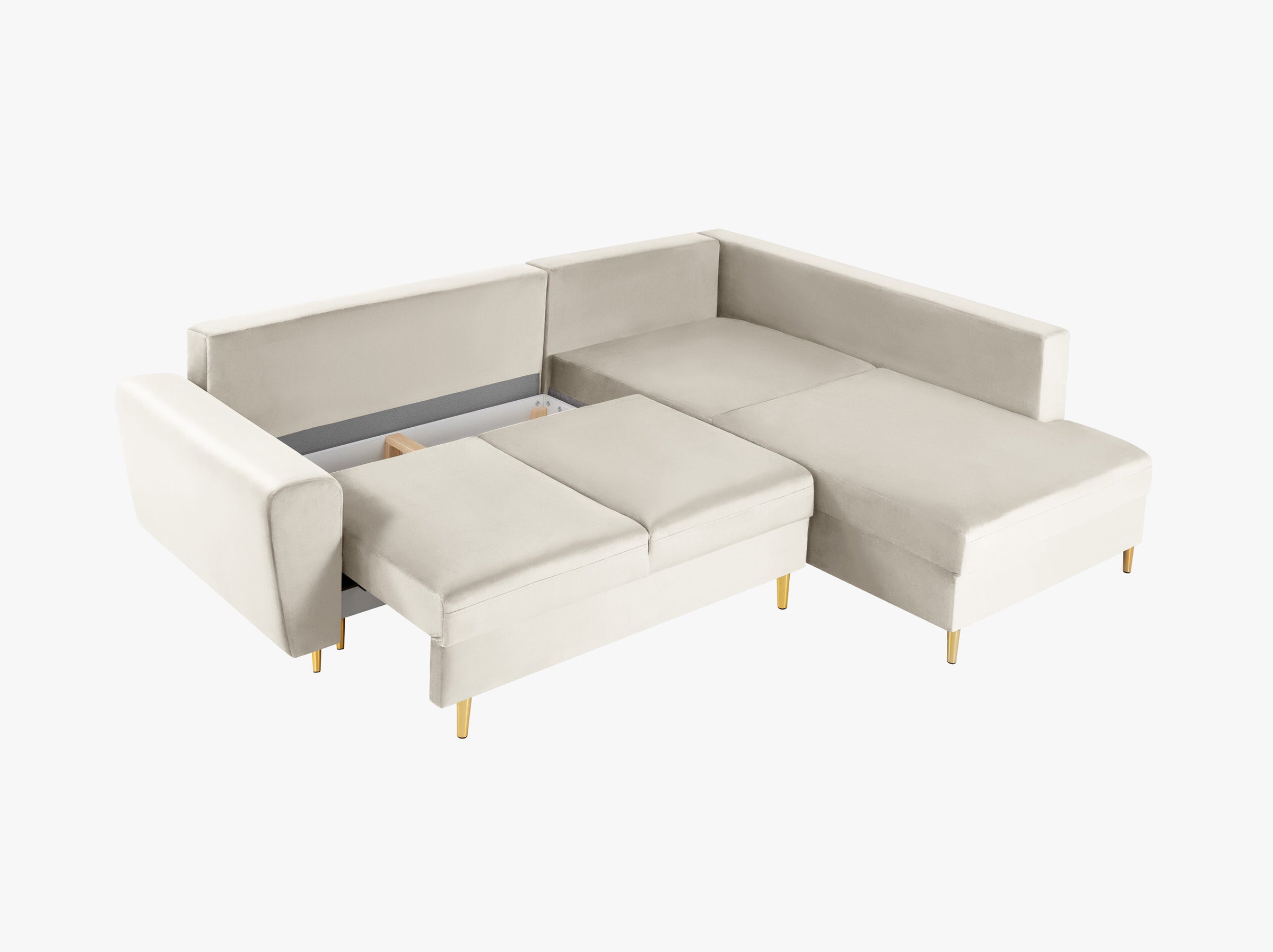 Moghan sofas velvet light beige