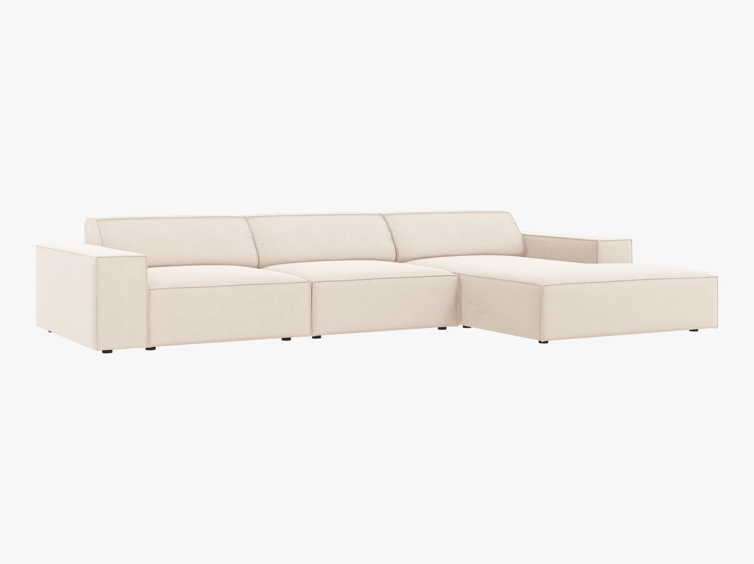 Jodie sofas velvet light beige