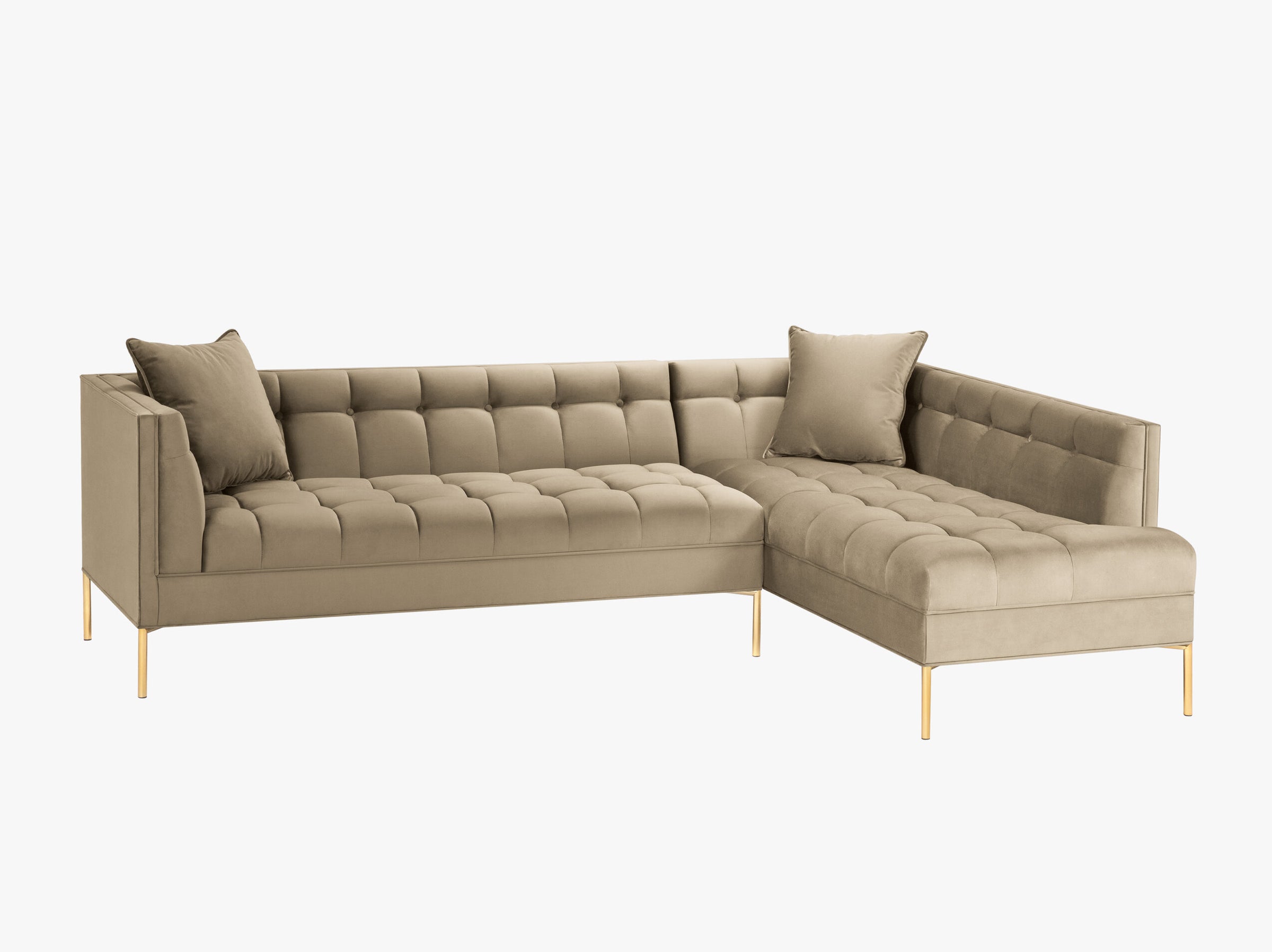 Karoo sofas velvet cappuccino