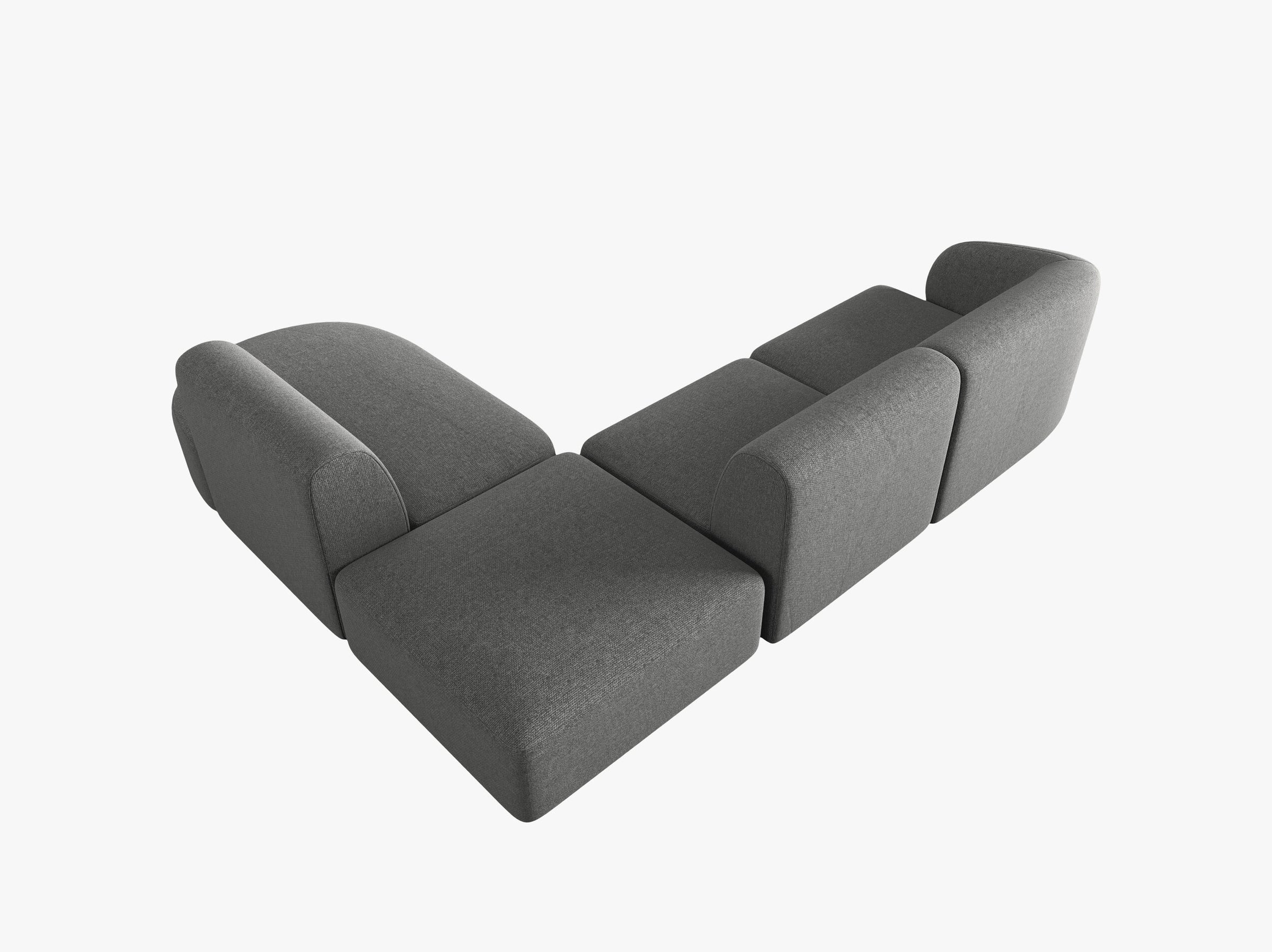 Shane sofas chenille dark grey melange