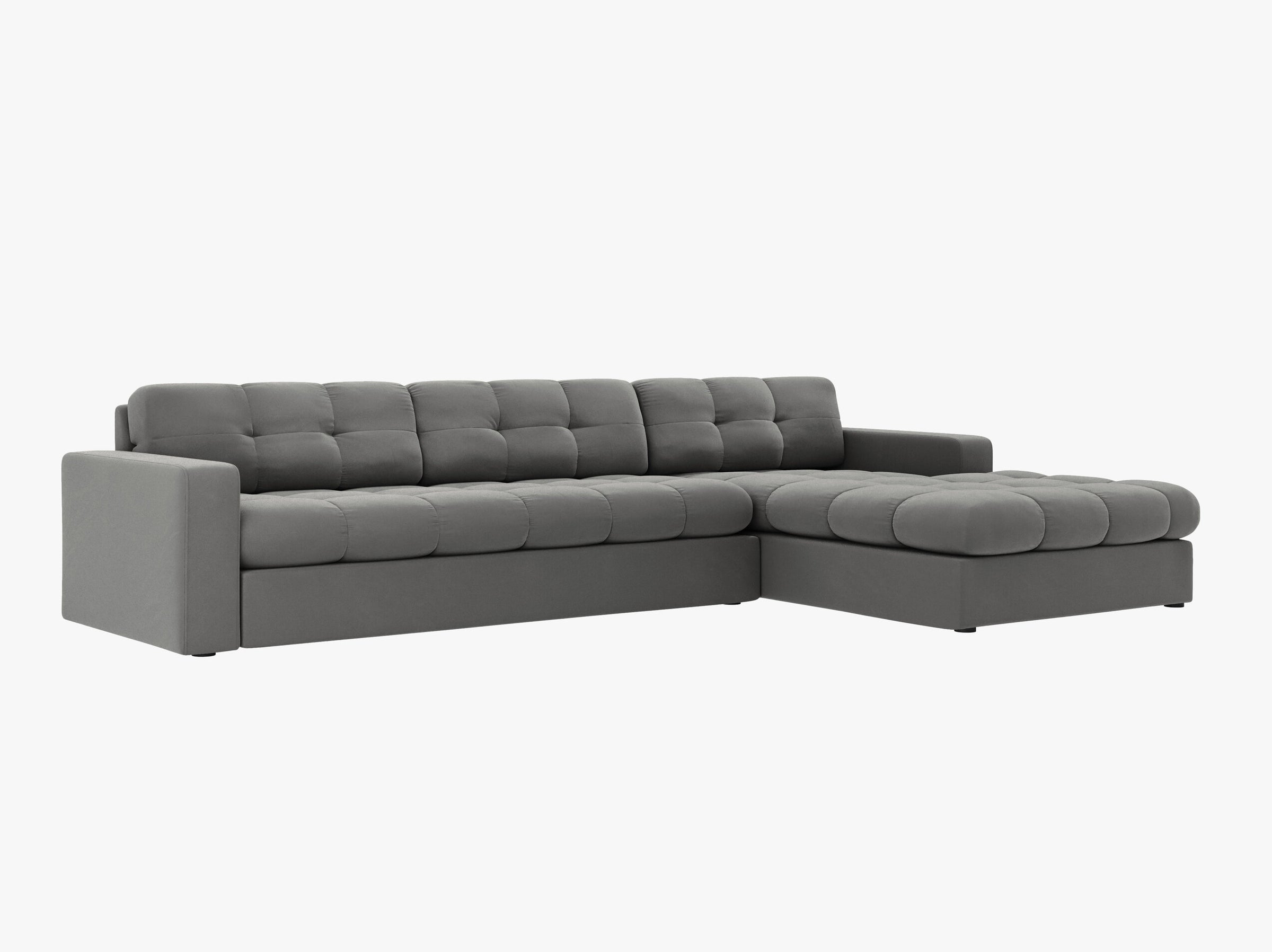 Justin sofas velvet light grey