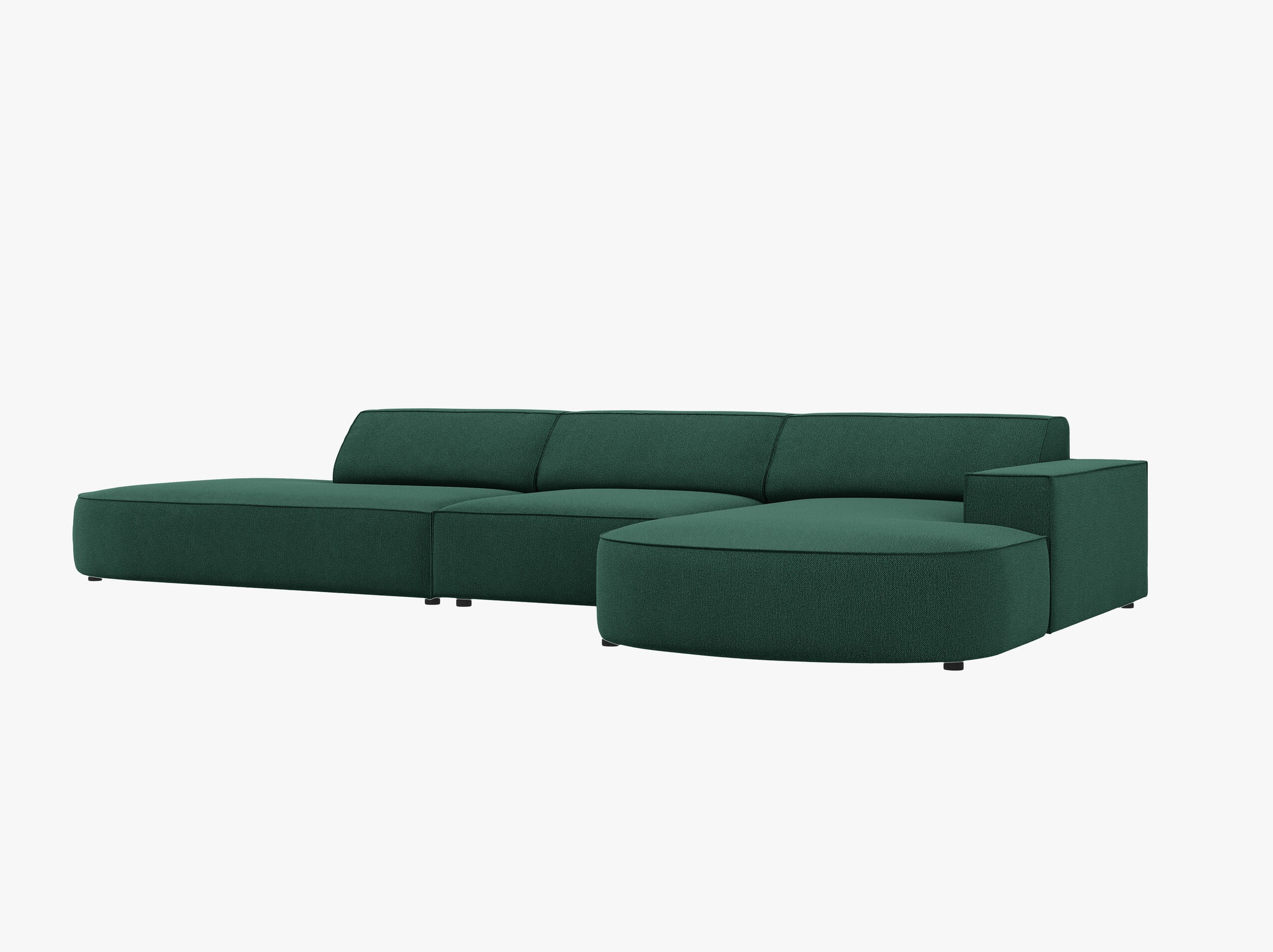 Jodie sofas structured fabric green