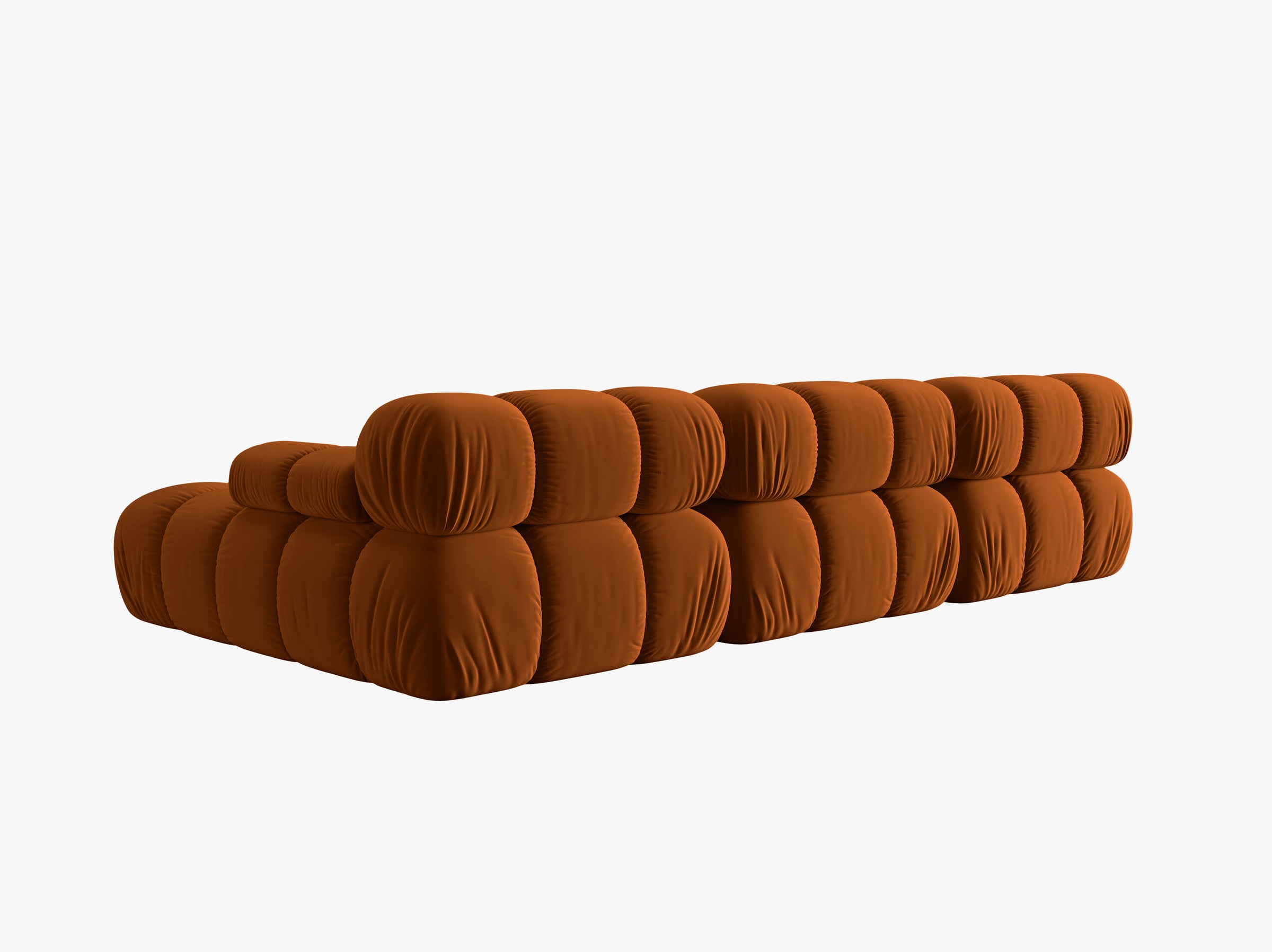 Bellis sofás terciopelo terracota