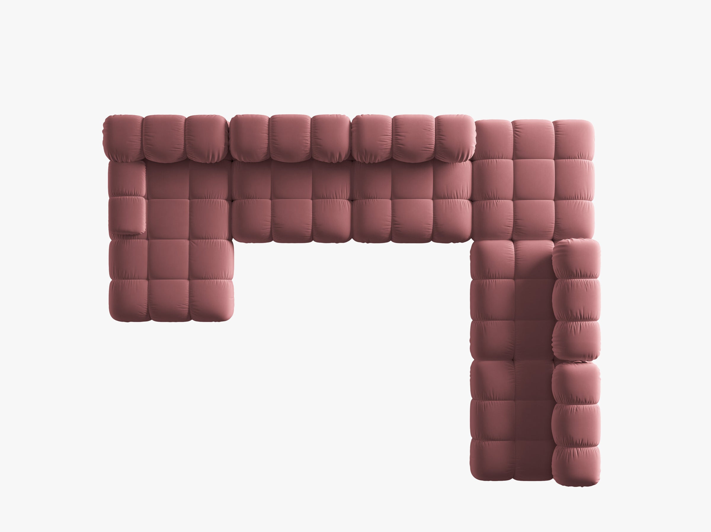 Bellis sofás terciopelo rosa