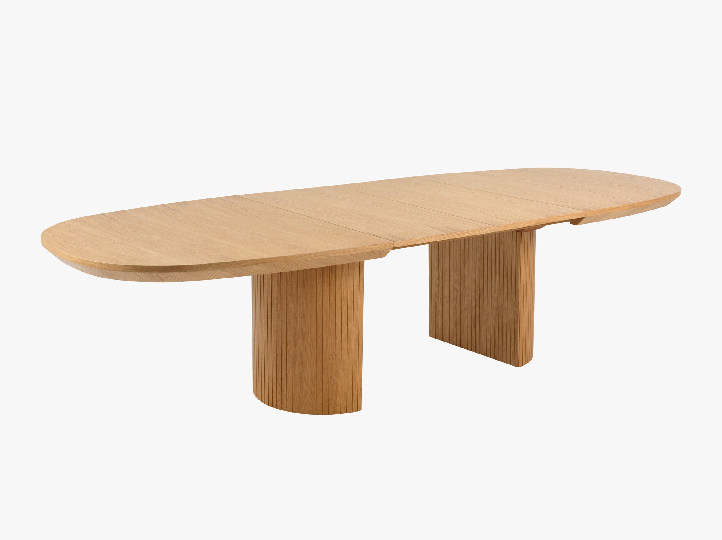 Nido tables et chaises bois placage chêne naturel et chêne