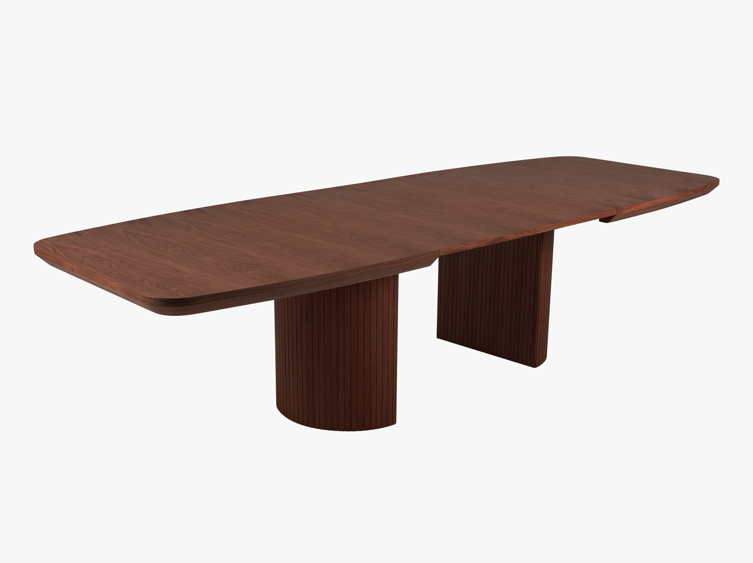 Mana tavoli e sedie legno impiallacciatura in rovere scuro e rovere marrone scuro