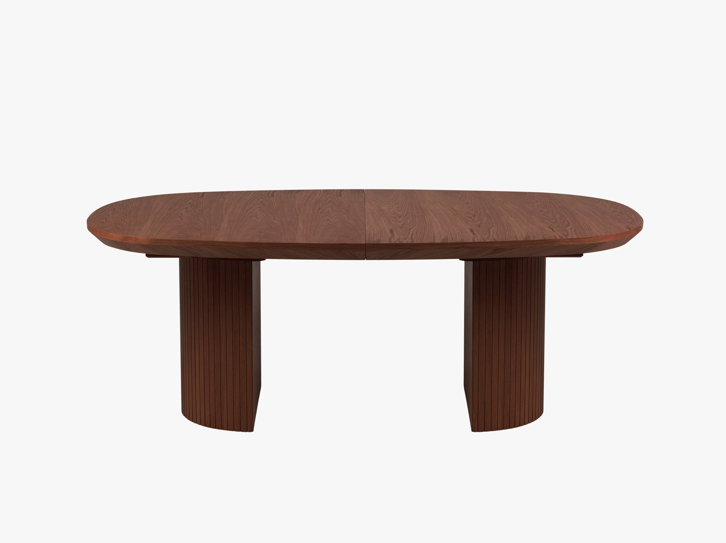 Nido tables et chaises bois placage chêne foncé et chêne brun foncé