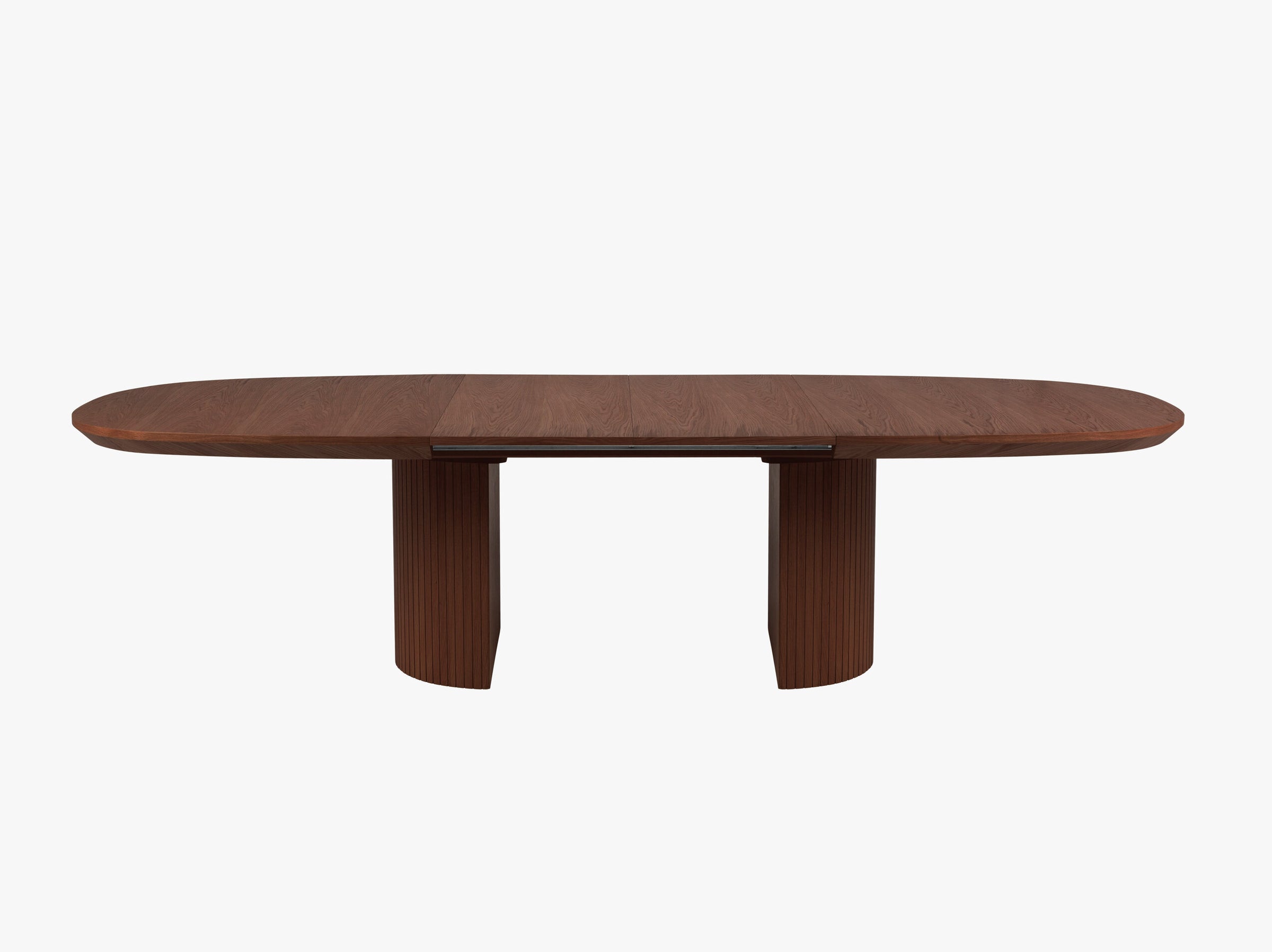 Nido mesas y sillas madera chapa de roble oscuro y roble marrón oscuro