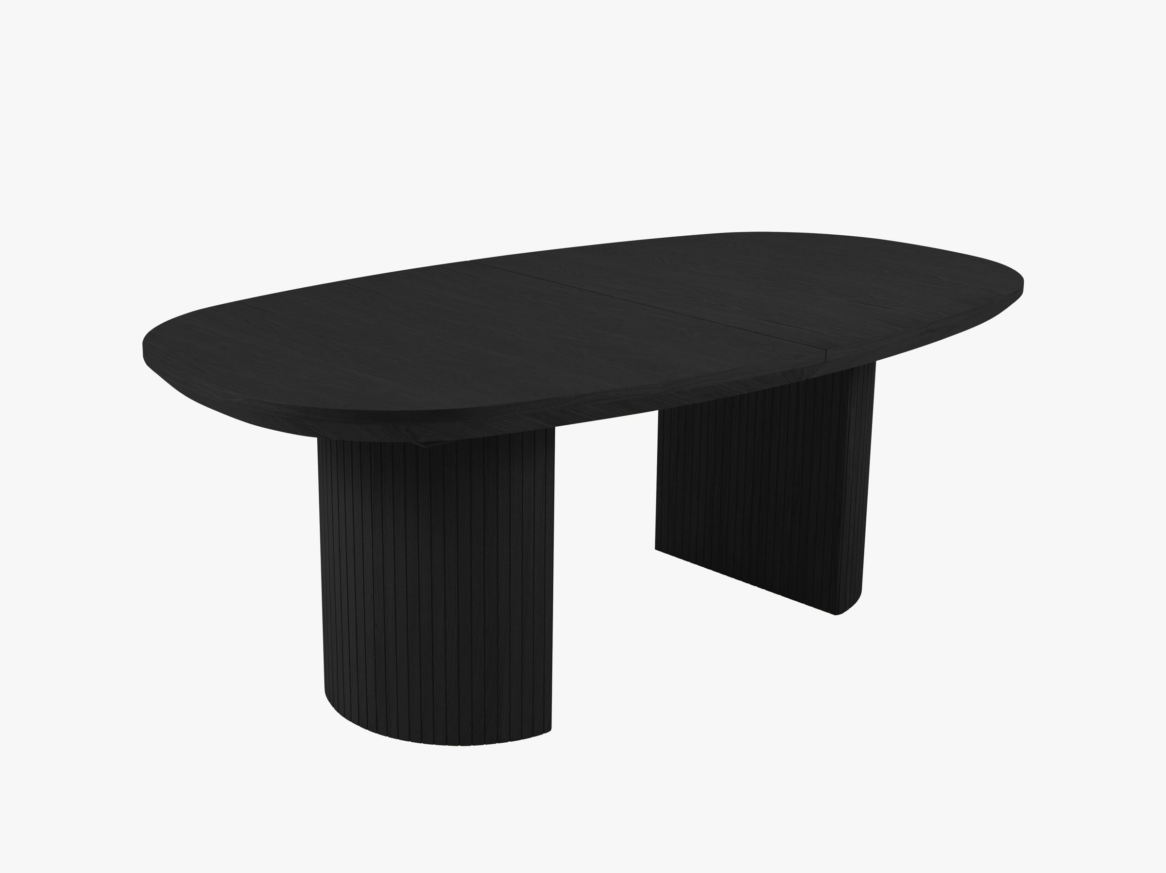 Nido tables et chaises bois placage chêne noir et chêne noir